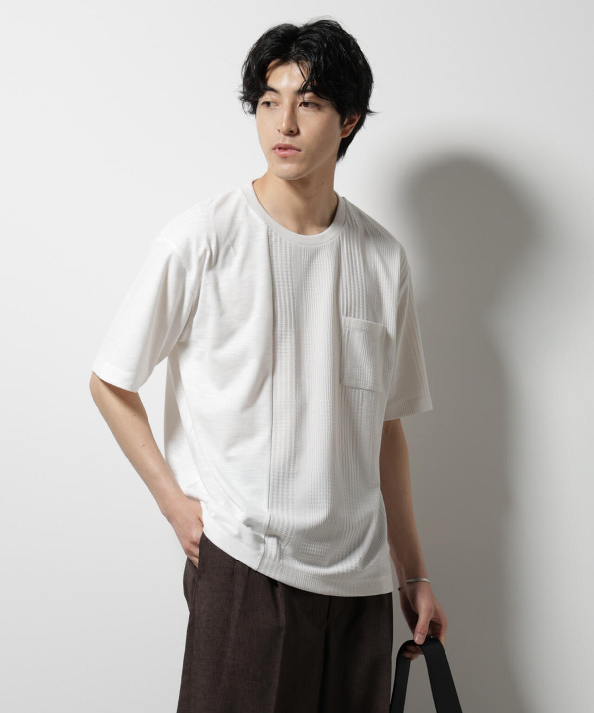 リンクスカノコ コンビTシャツ 半袖