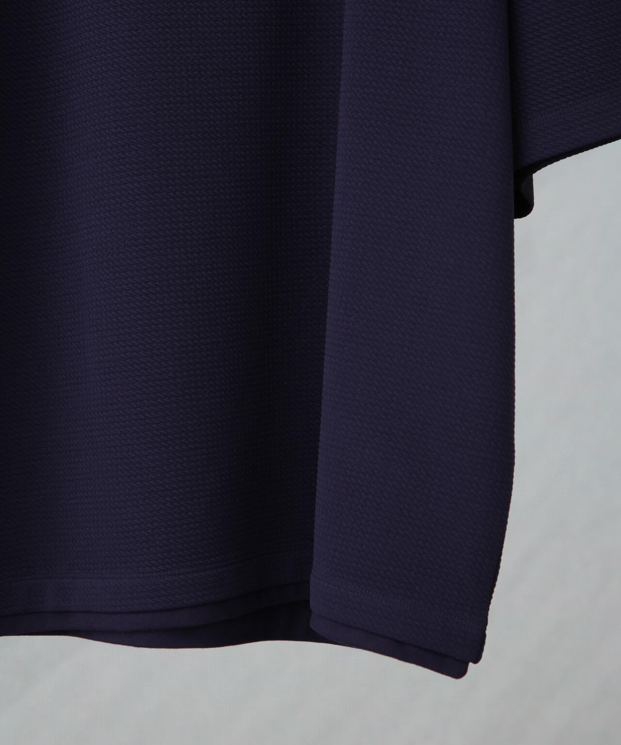 フェイクレイヤードキーネックTシャツ 半袖