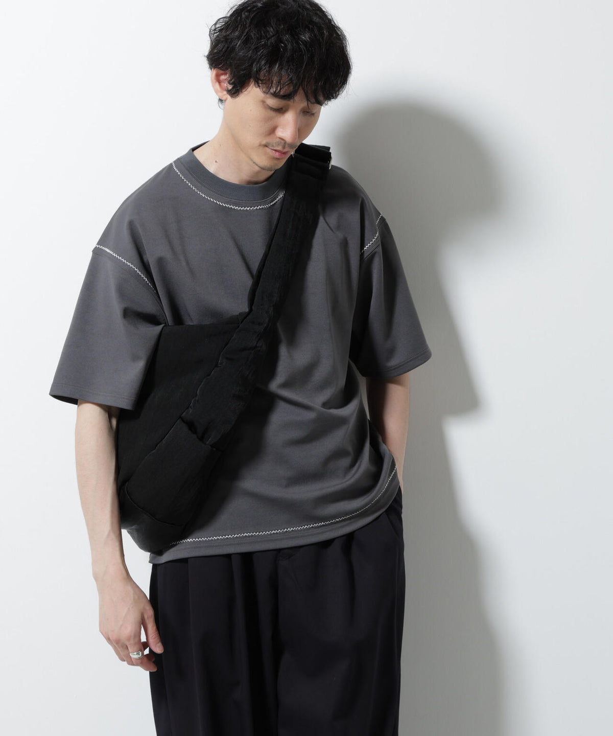 テクニックステッチTシャツ 半袖