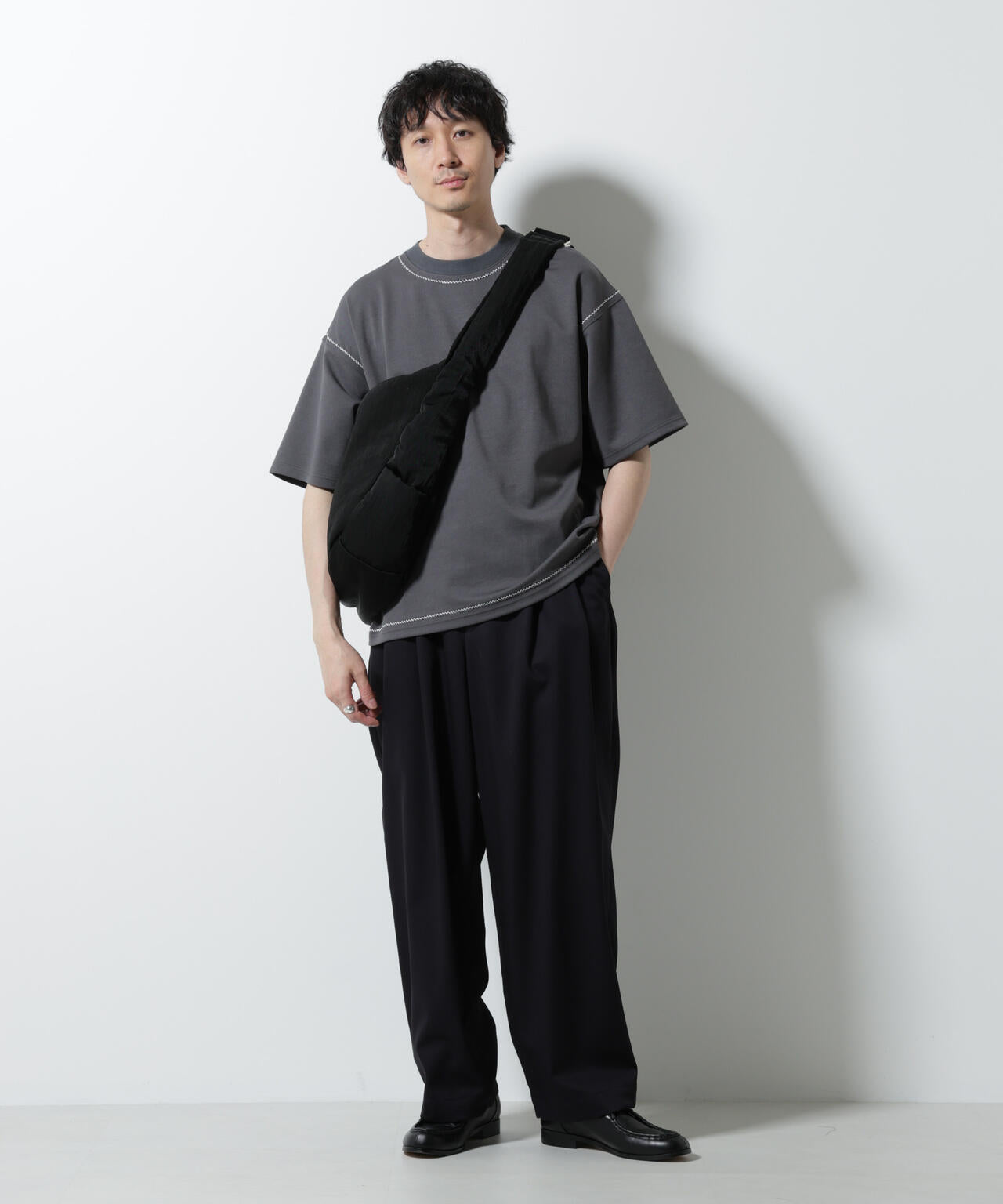 テクニックステッチTシャツ 半袖