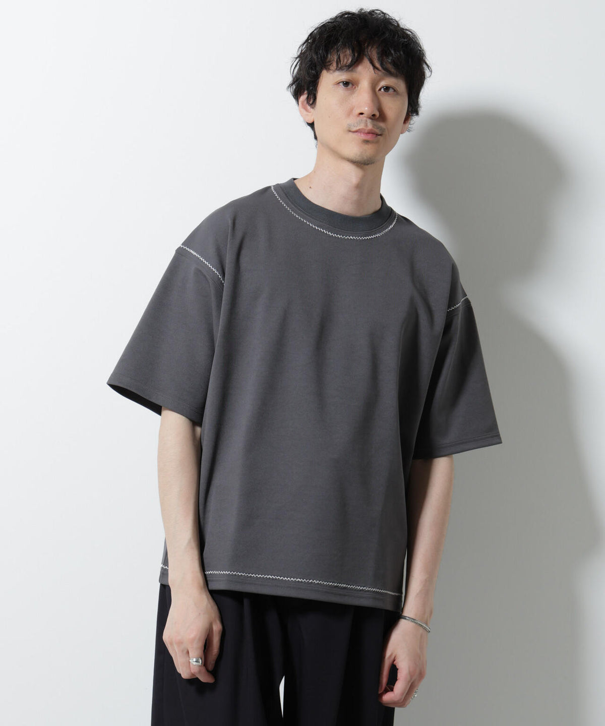 テクニックステッチTシャツ 半袖