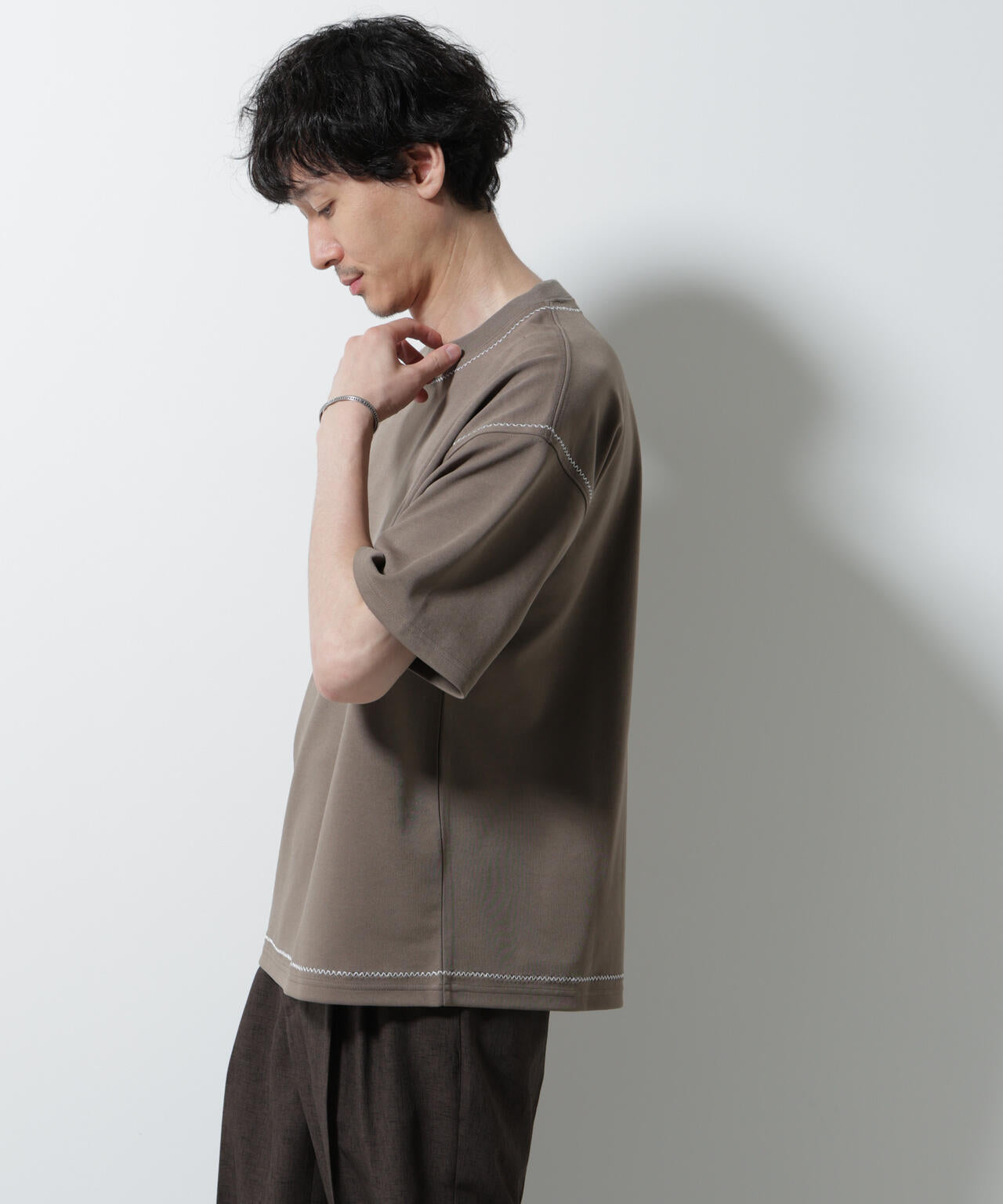 テクニックステッチTシャツ 半袖