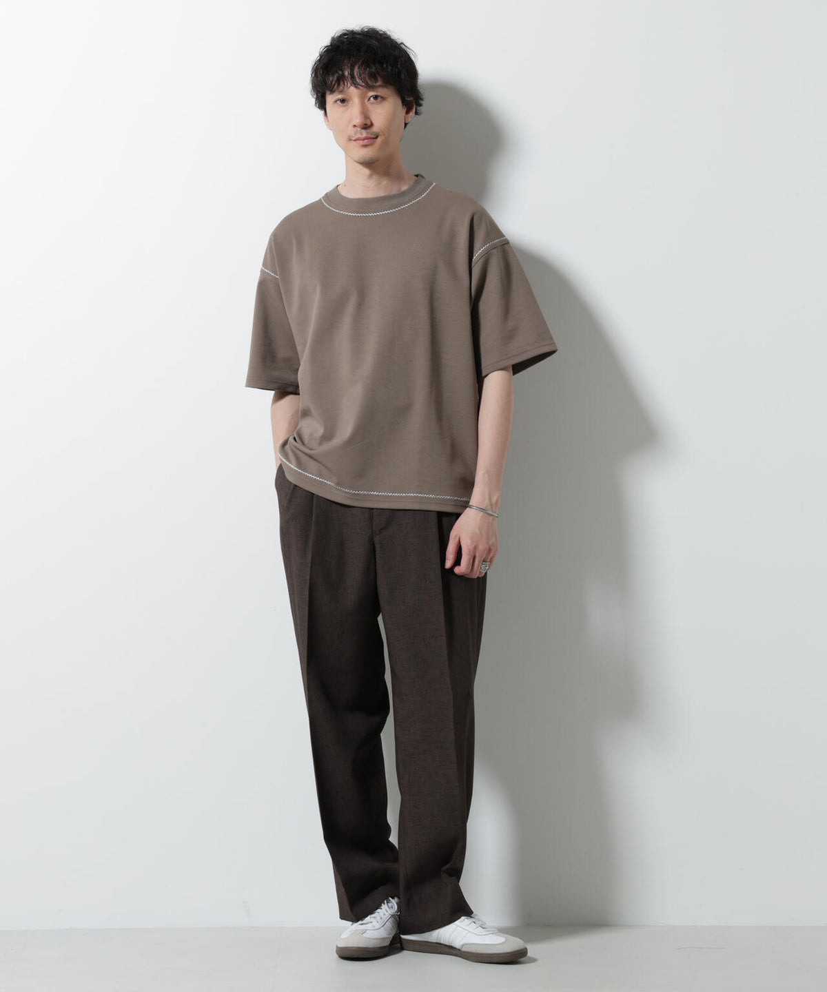 テクニックステッチTシャツ 半袖