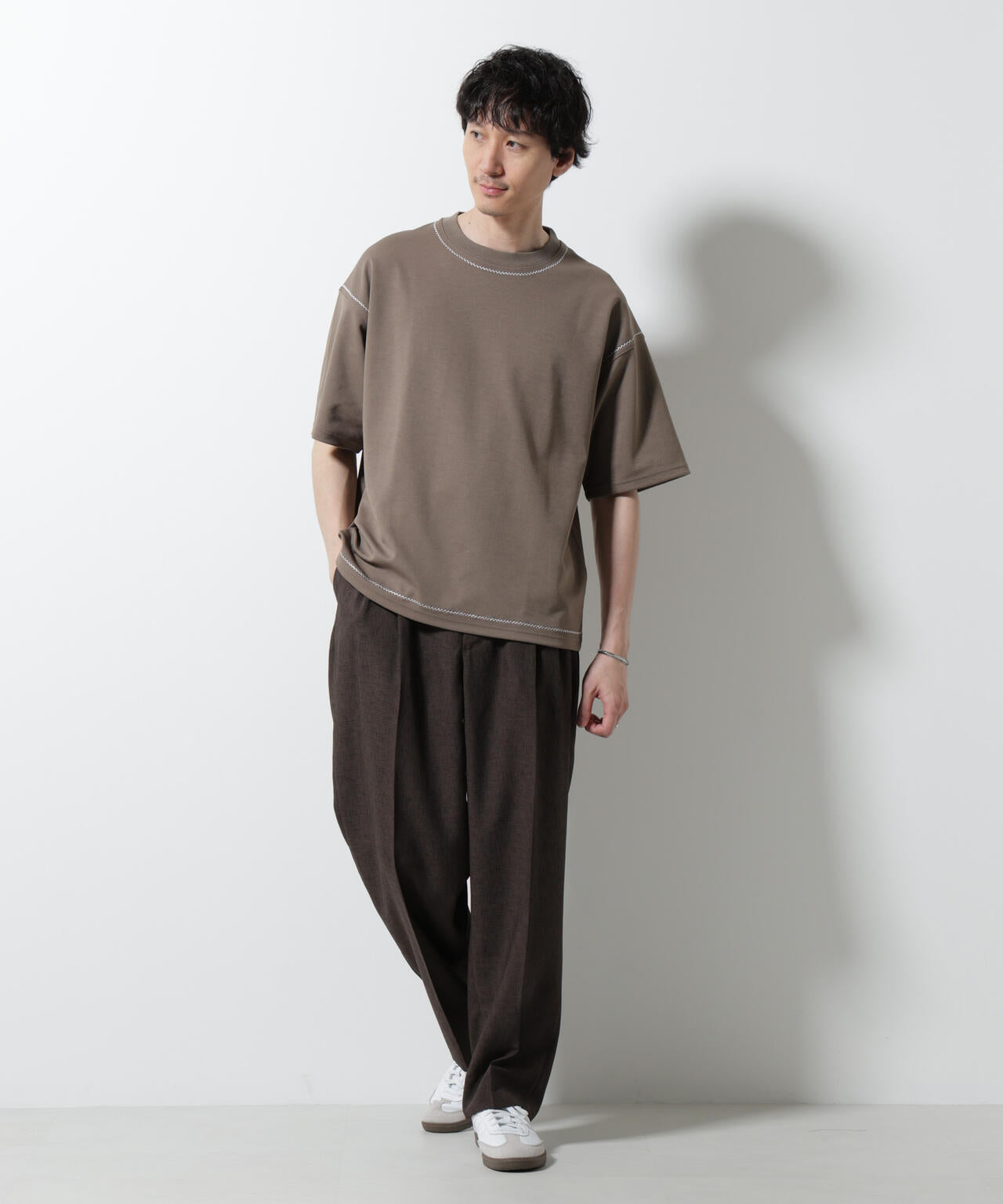 テクニックステッチTシャツ 半袖