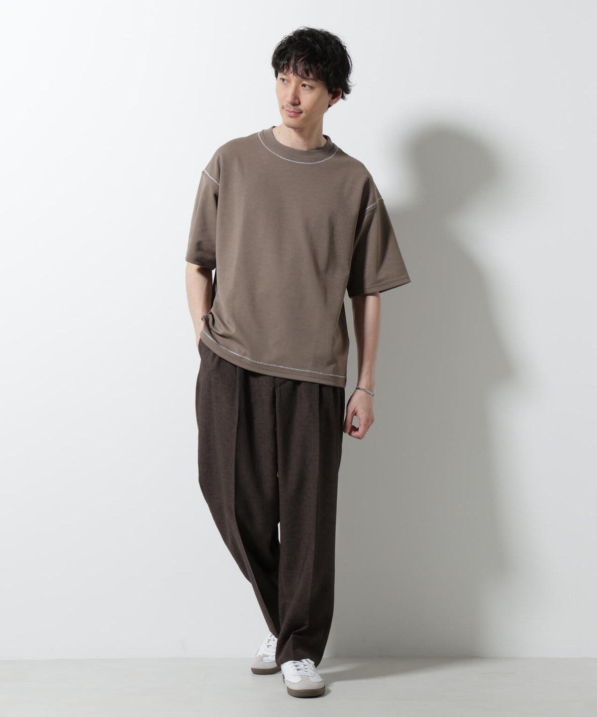 テクニックステッチTシャツ 半袖