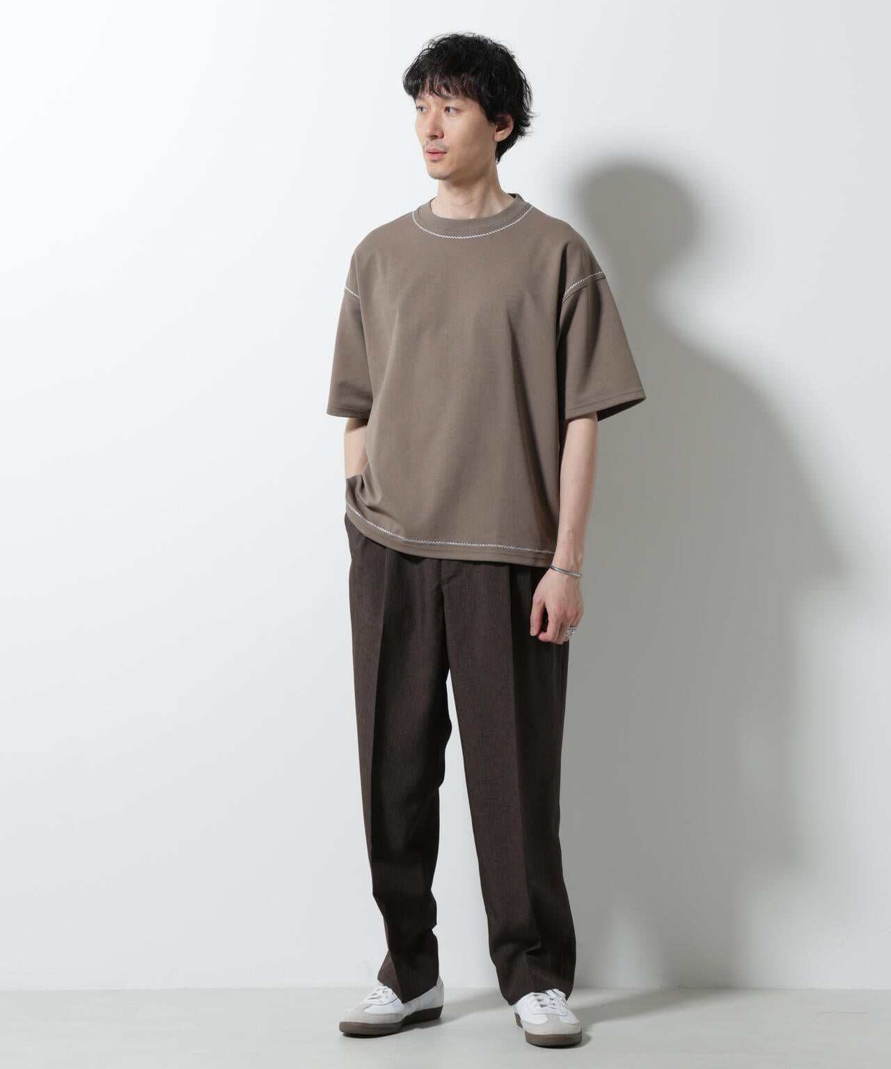 テクニックステッチTシャツ 半袖