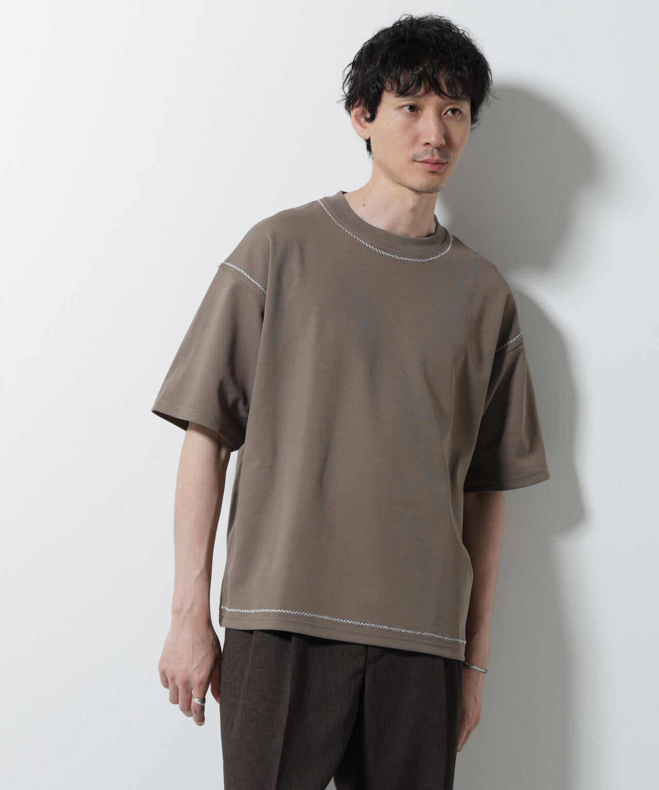 テクニックステッチTシャツ 半袖