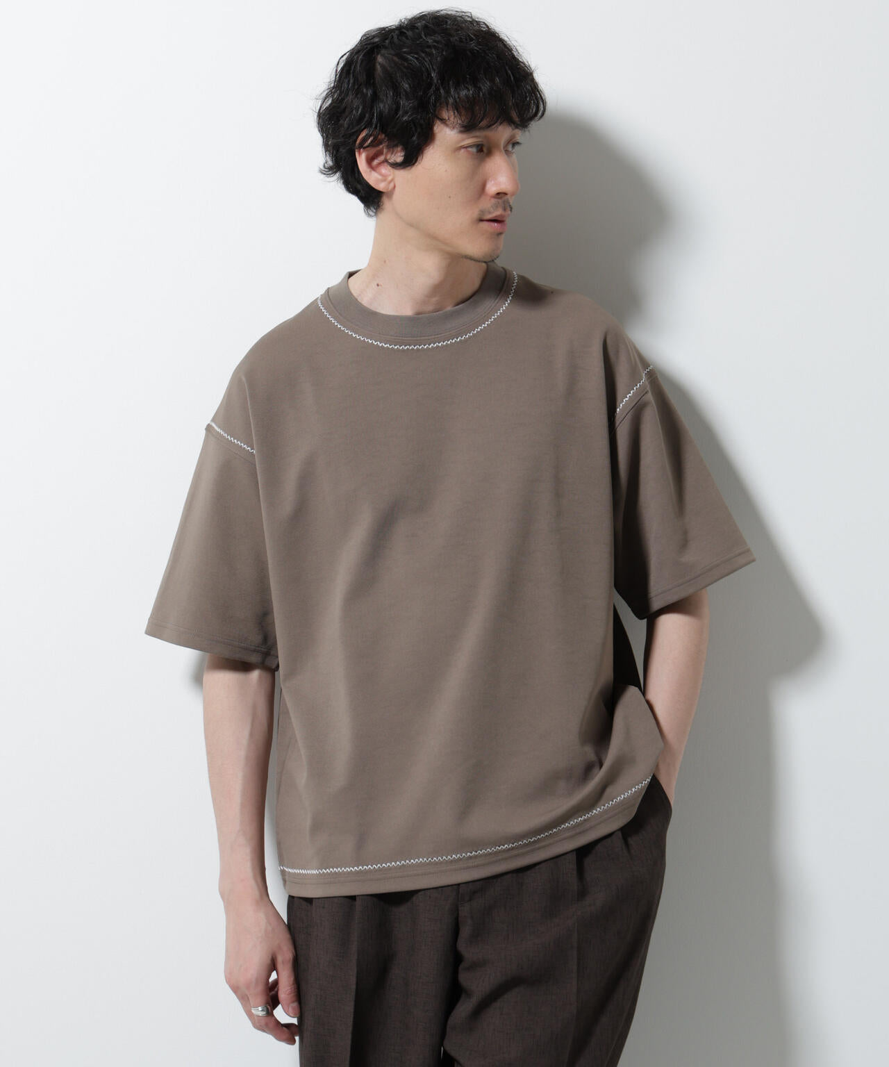 テクニックステッチTシャツ 半袖