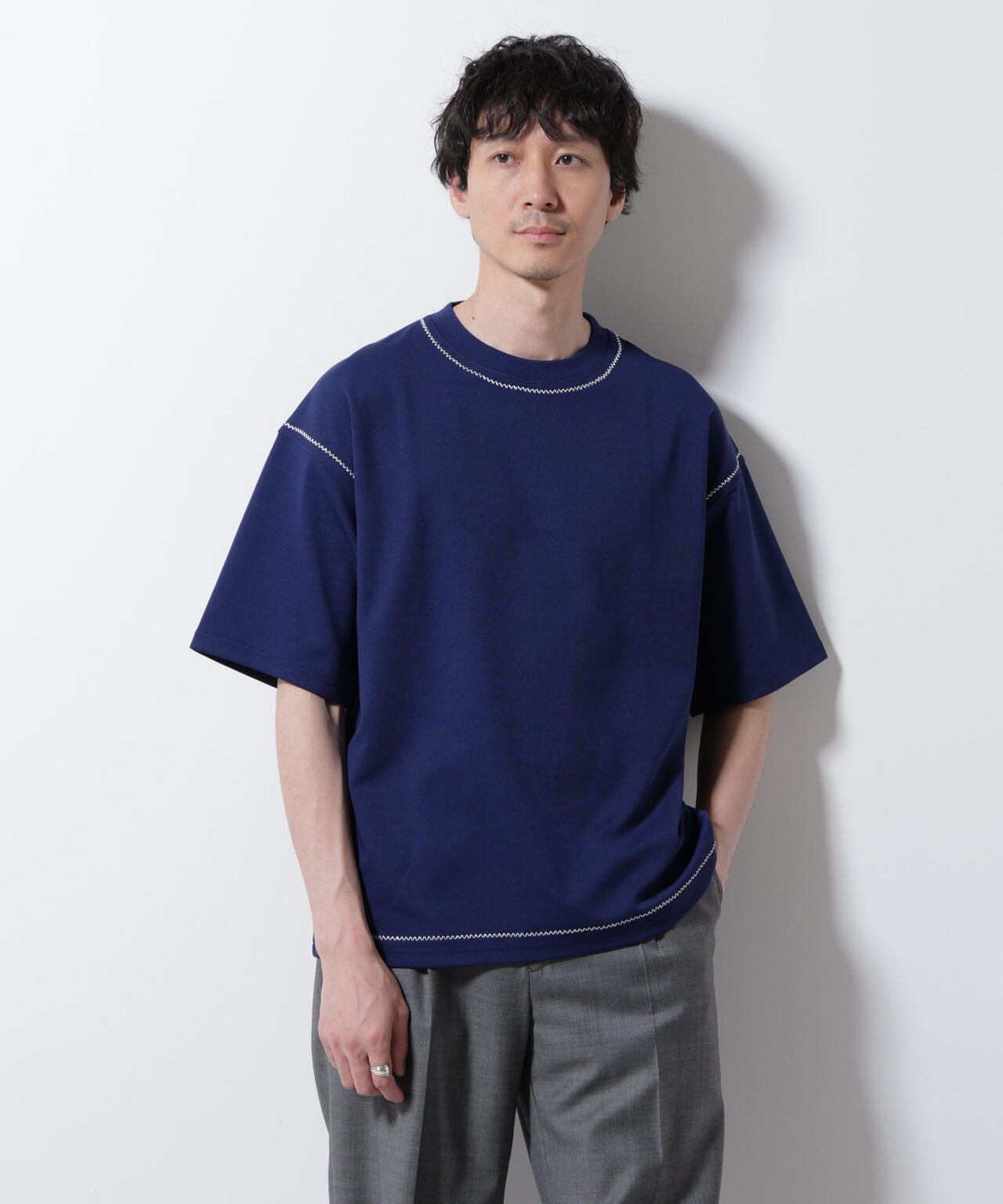 テクニックステッチTシャツ 半袖