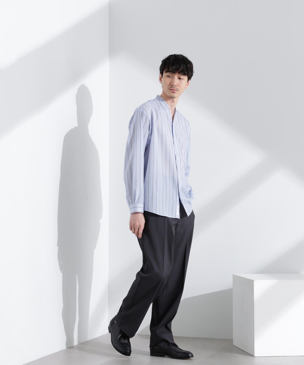 ドレープストレートスラックス(セットアップ可)