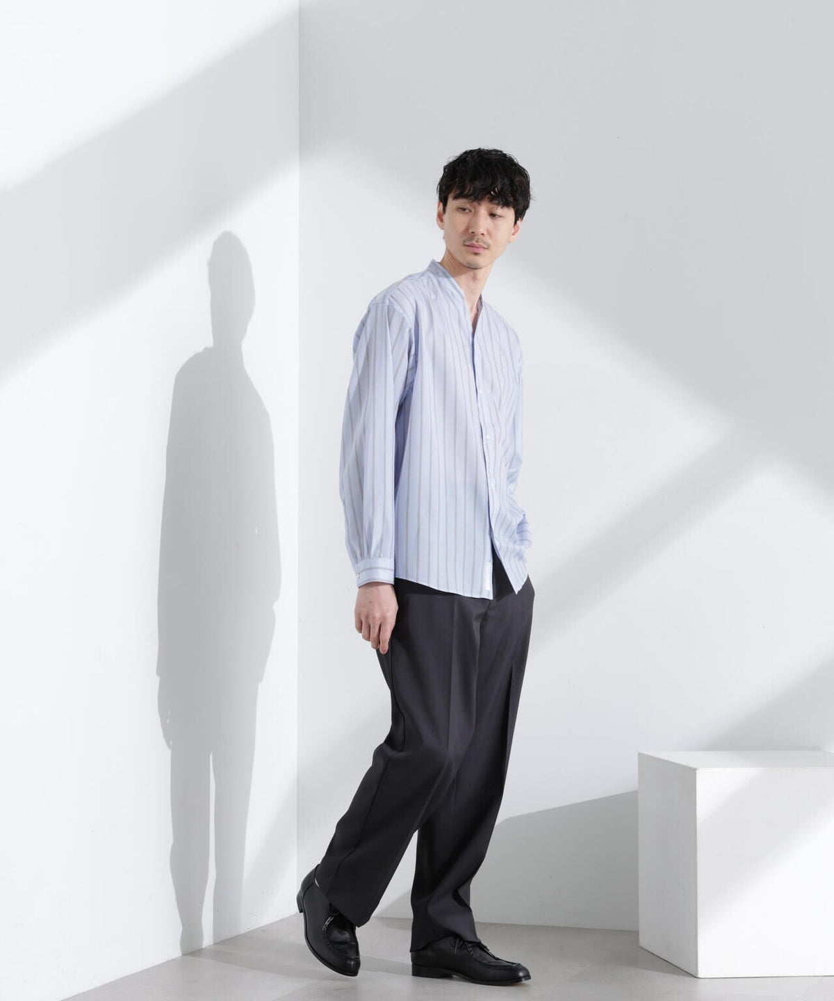 ドレープストレートスラックス(セットアップ可)