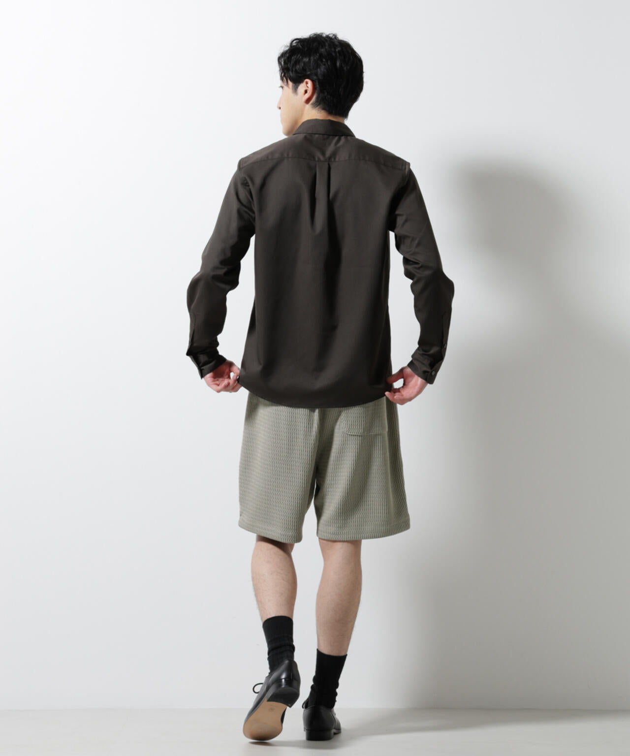 ジャガードニットソーショートパンツ(セットアップ可)