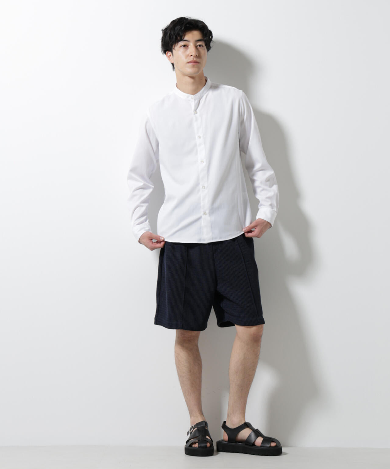 ジャガードニットソーショートパンツ(セットアップ可)