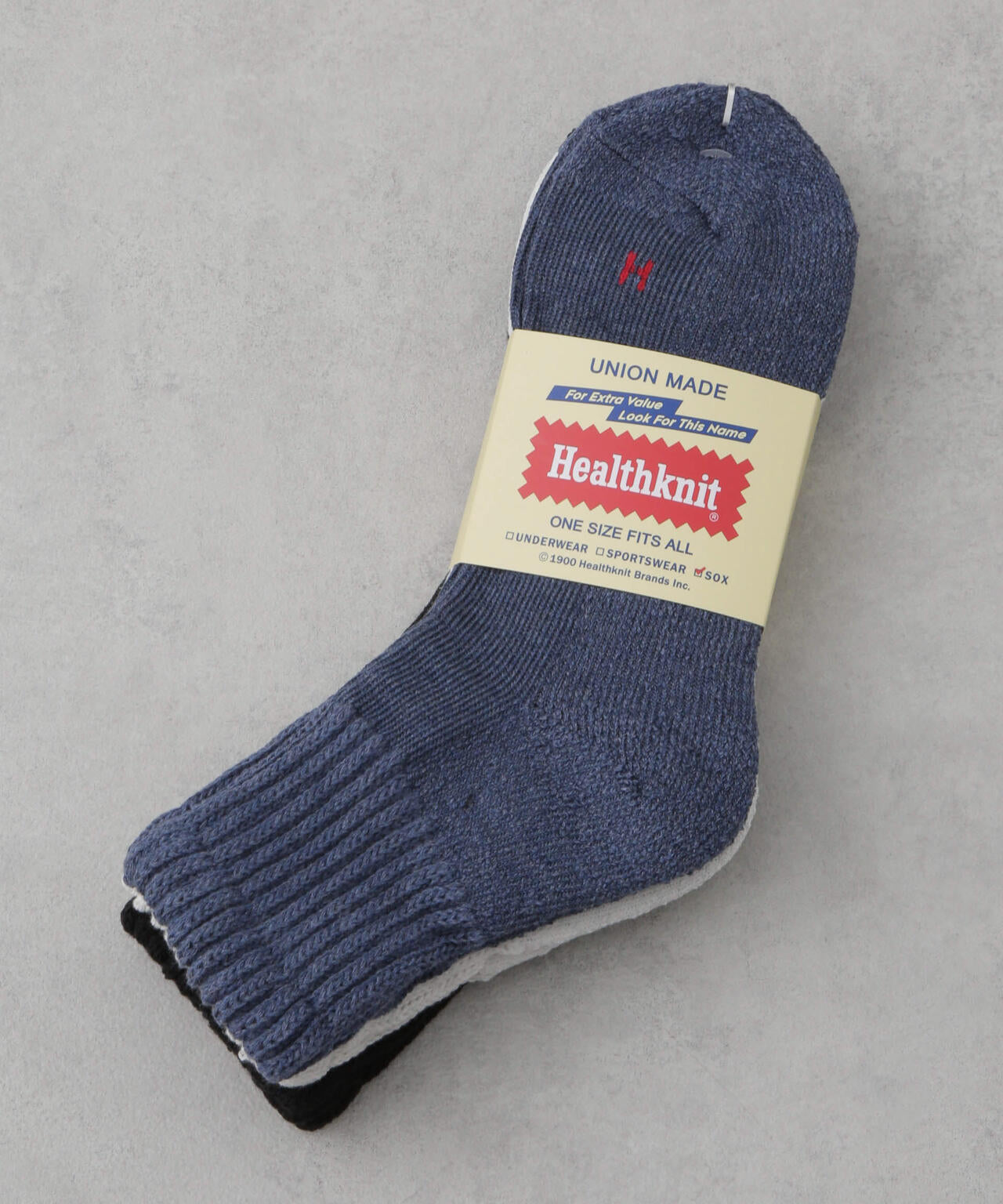 Healthknit/シンカーカラー無地 ソックス アソート3足セット