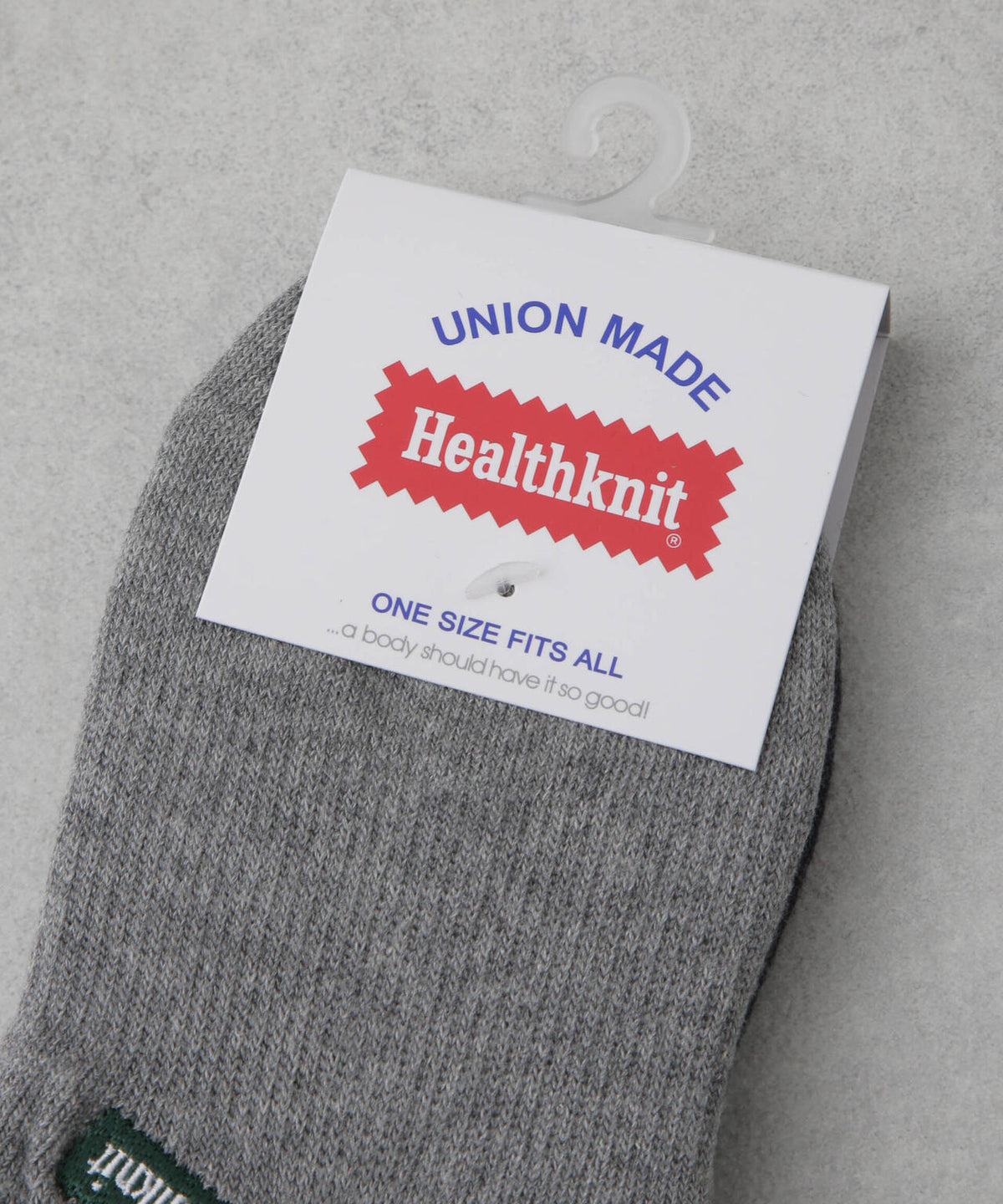 Healthknit/ワンポイントロゴ刺繍
