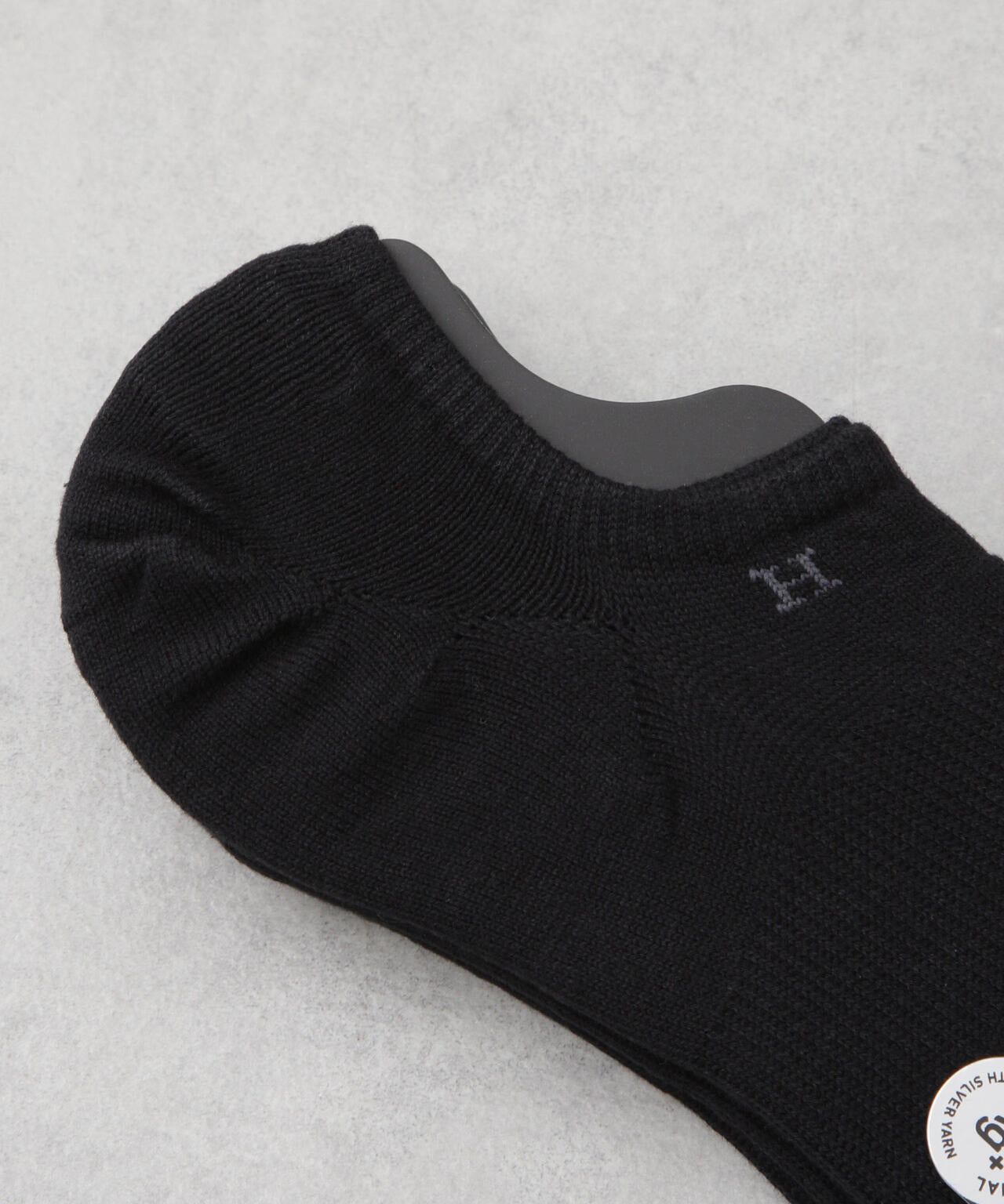 Healthknit/ブラック無地 Ag+