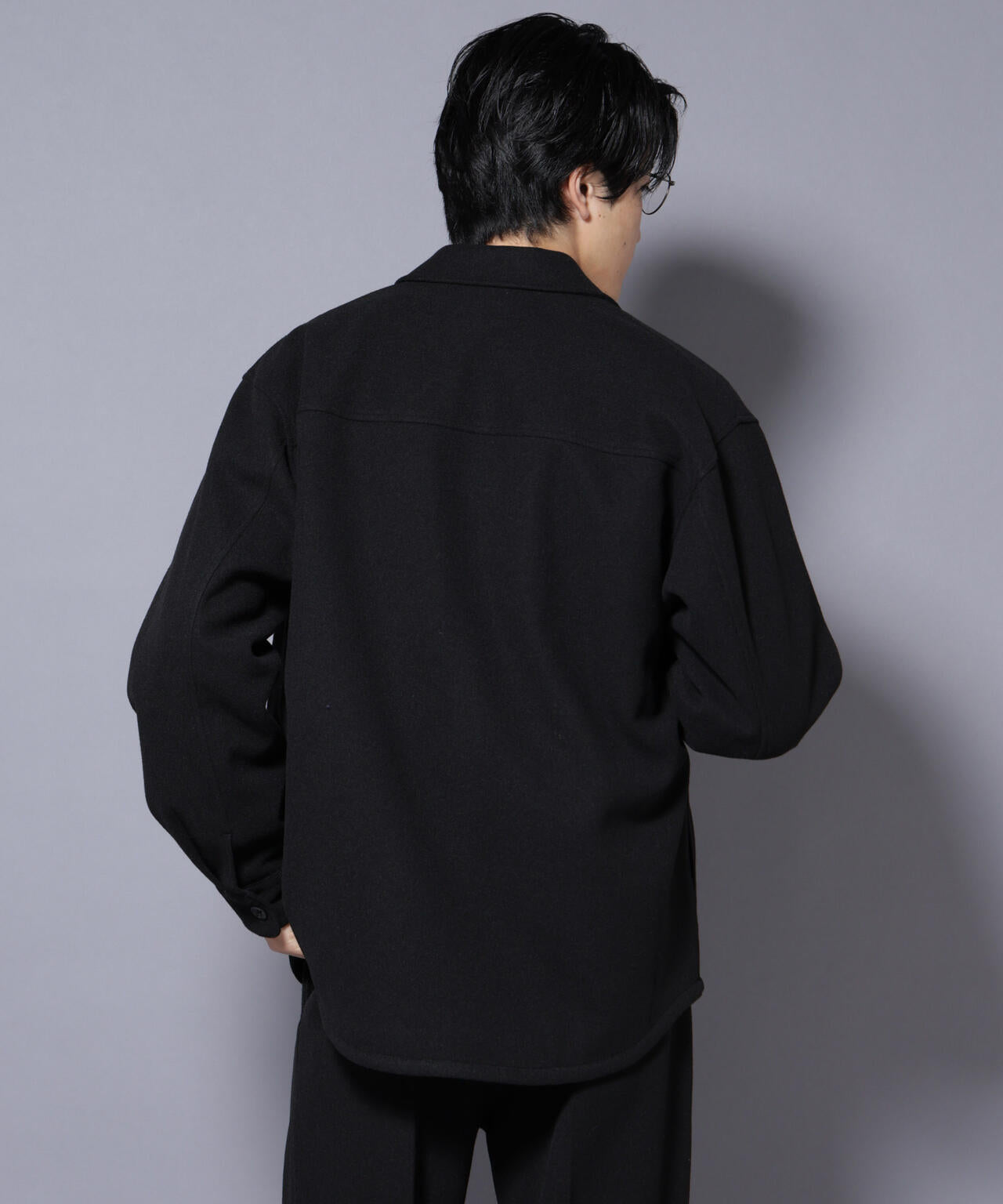 テックメルトンシャツブルゾン