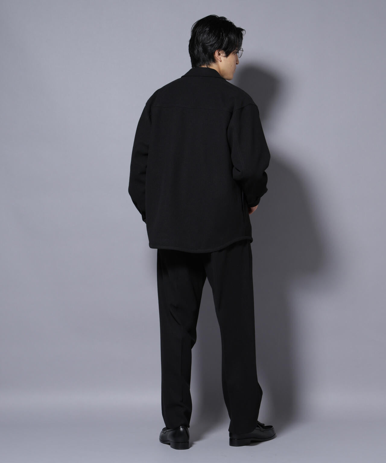 テックメルトンシャツブルゾン