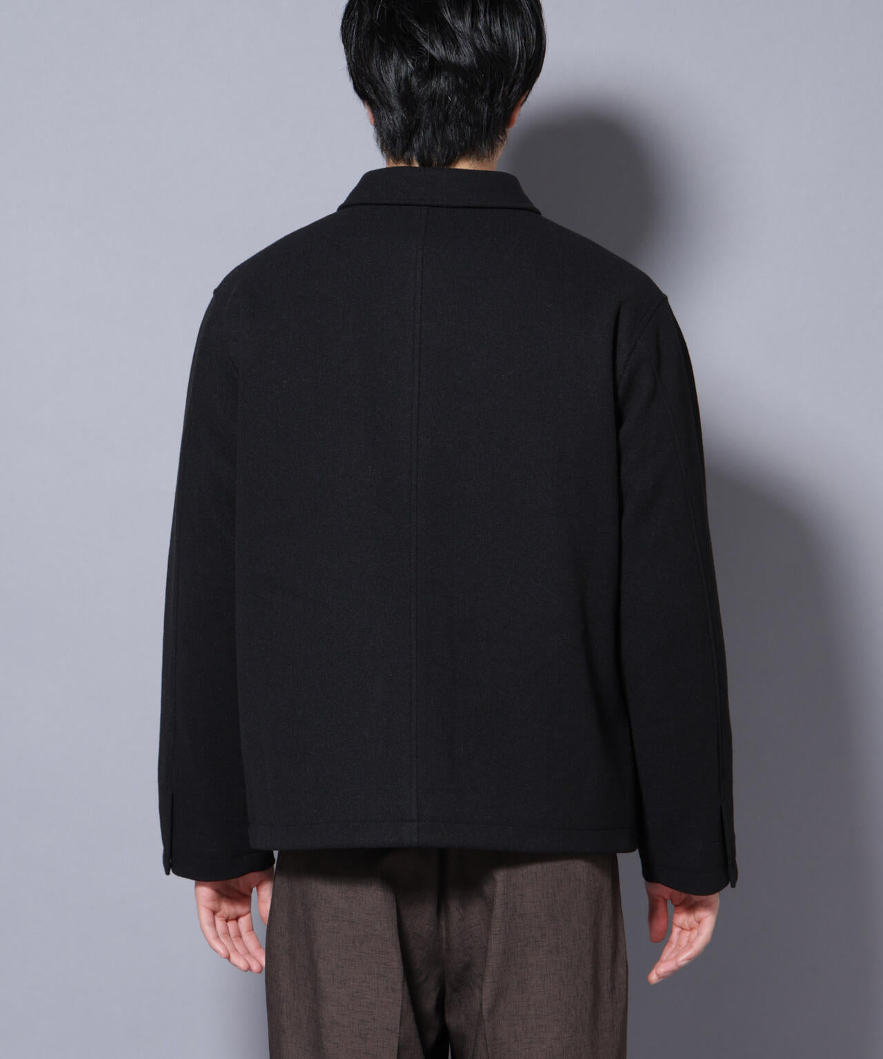 テックメルトンショートブルゾン