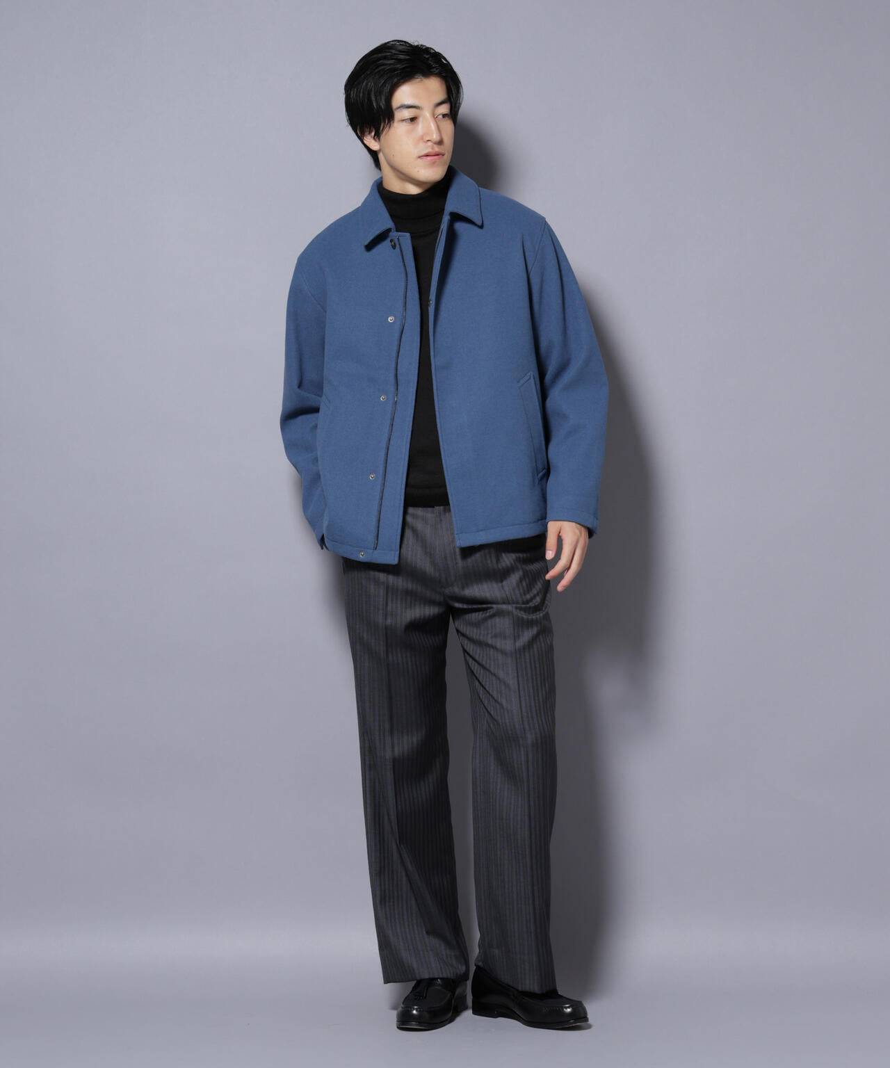 テックメルトンショートブルゾン