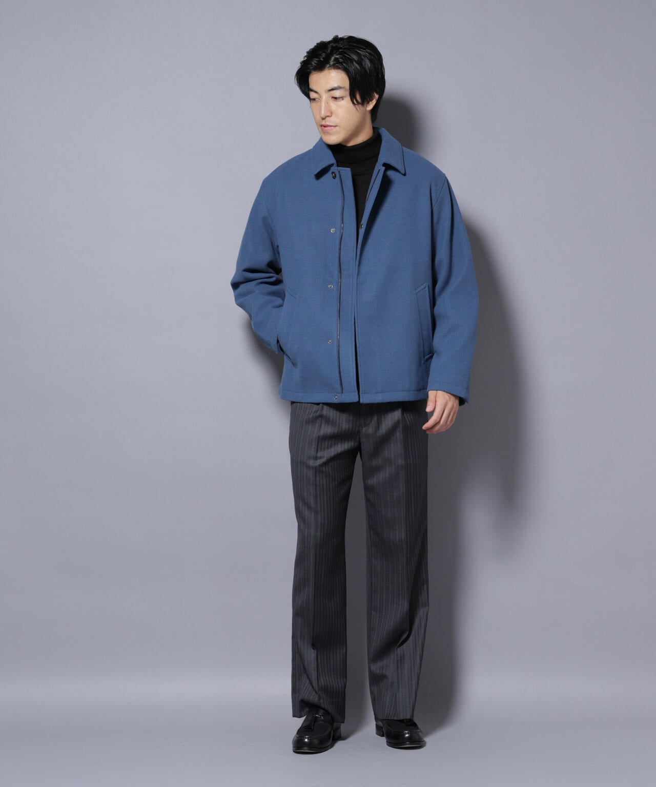 テックメルトンショートブルゾン