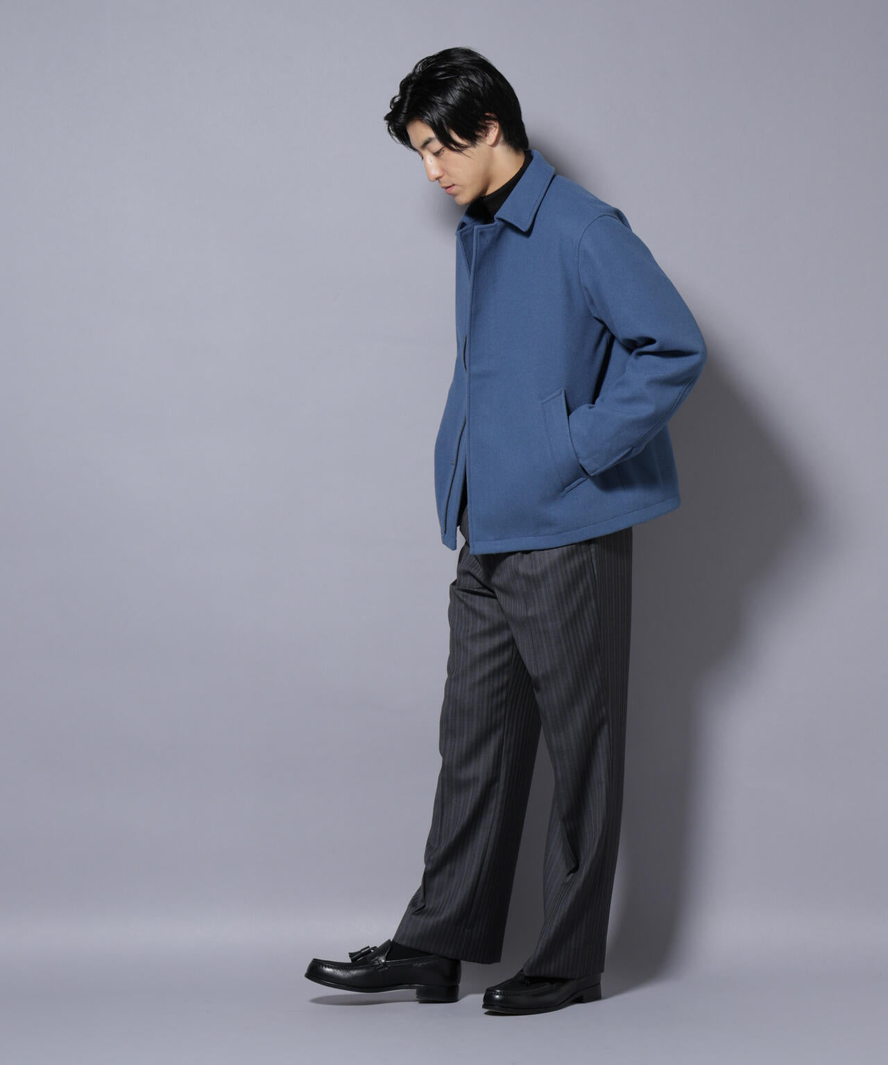 テックメルトンショートブルゾン