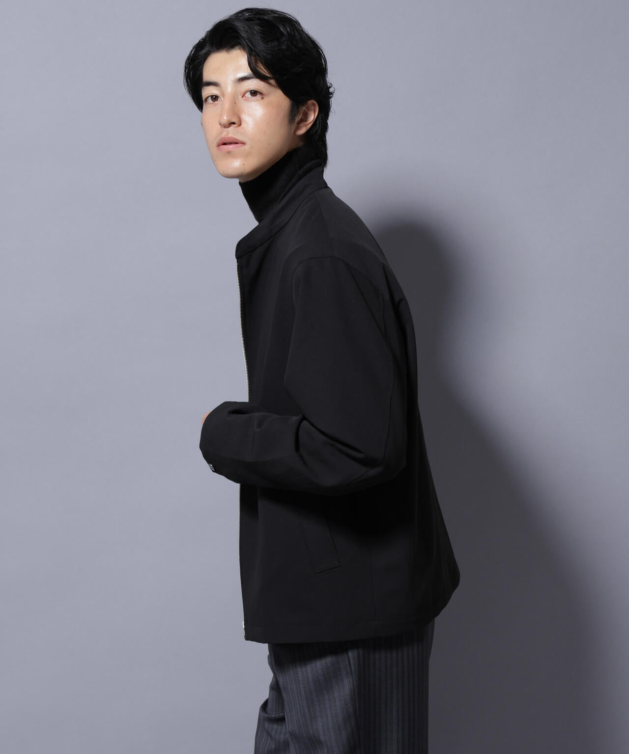 TR シングルライダースブルゾン