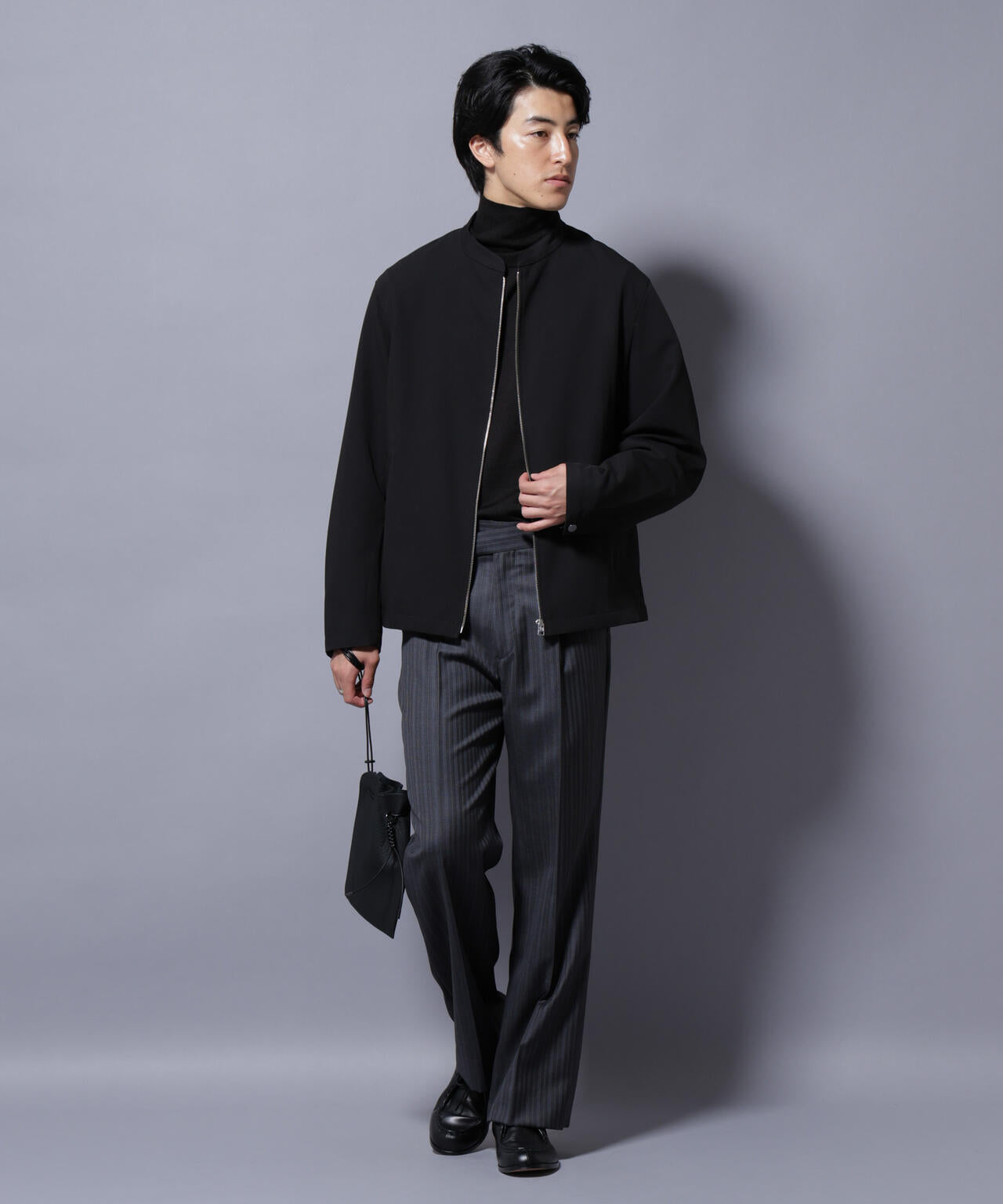 TR シングルライダースブルゾン