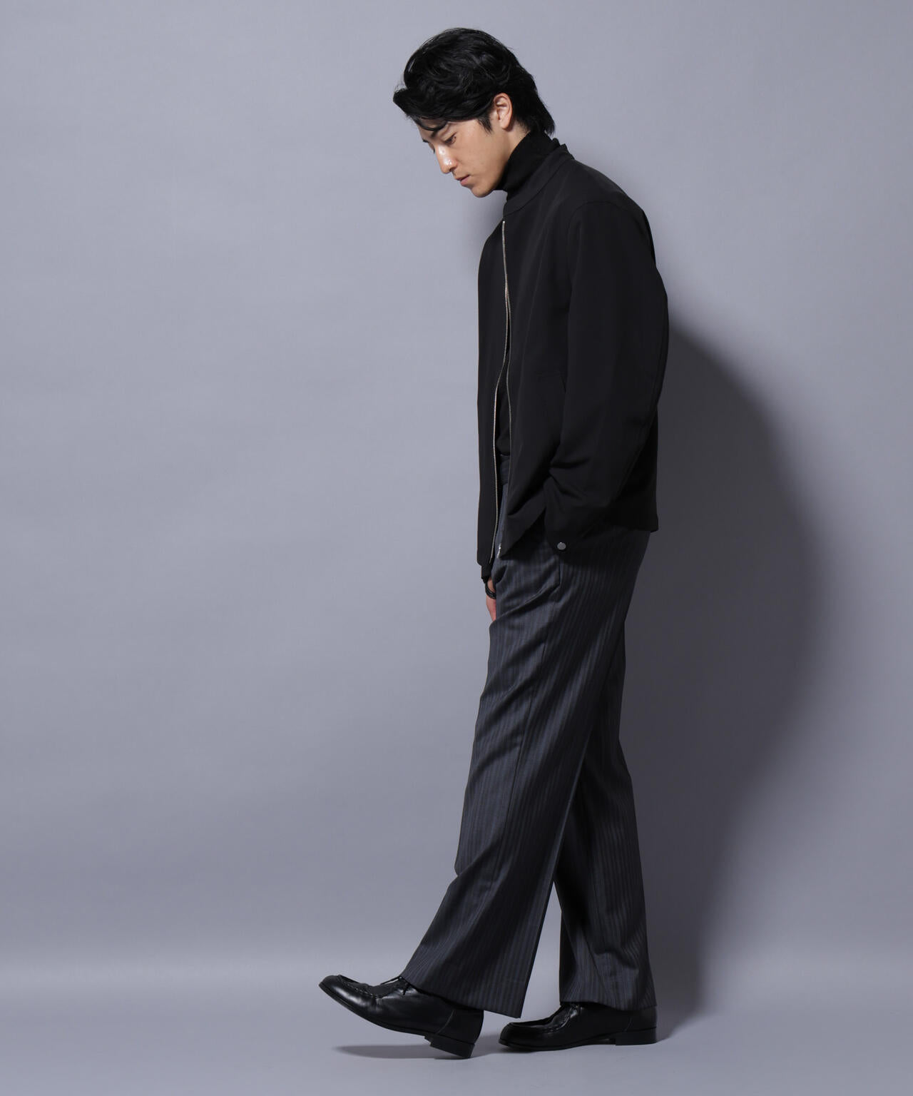 TR シングルライダースブルゾン