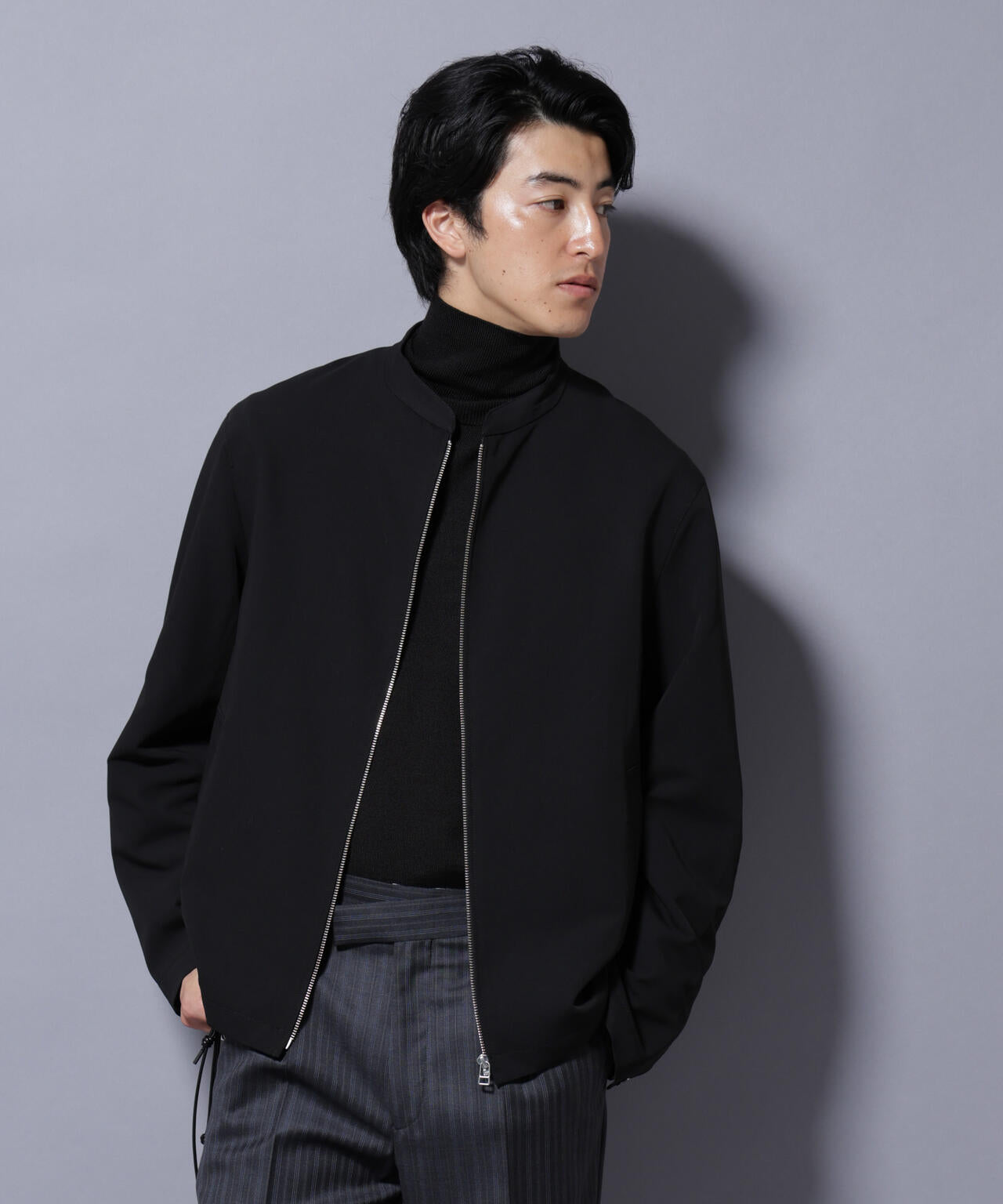 TR シングルライダースブルゾン