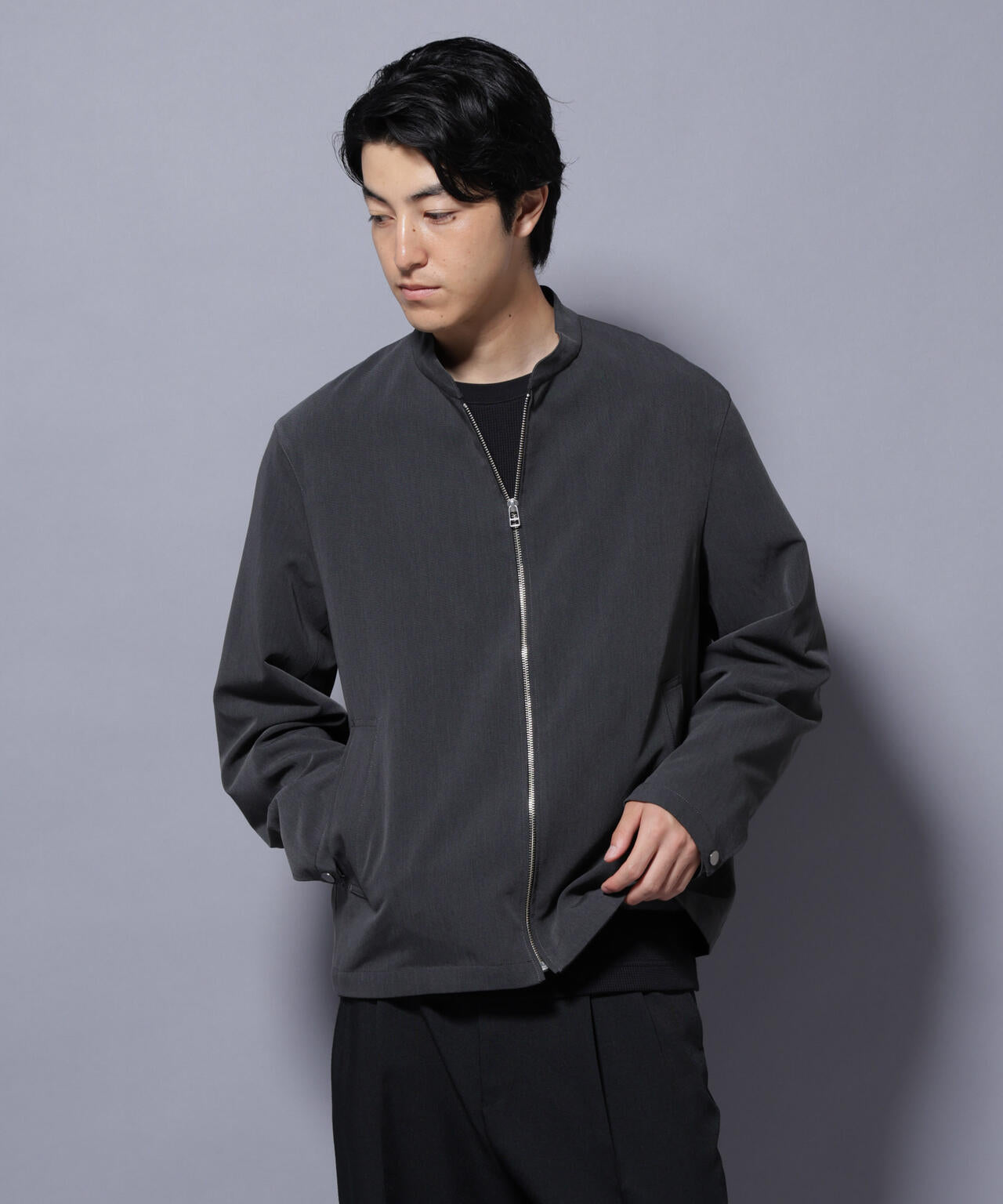 TR シングルライダースブルゾン