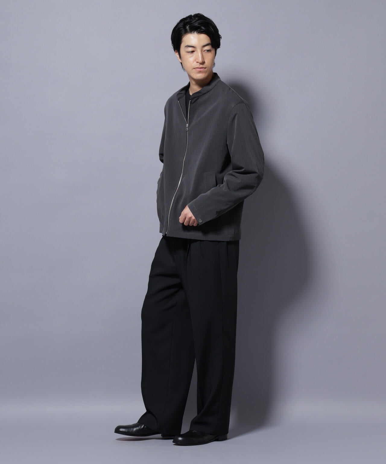 TR シングルライダースブルゾン