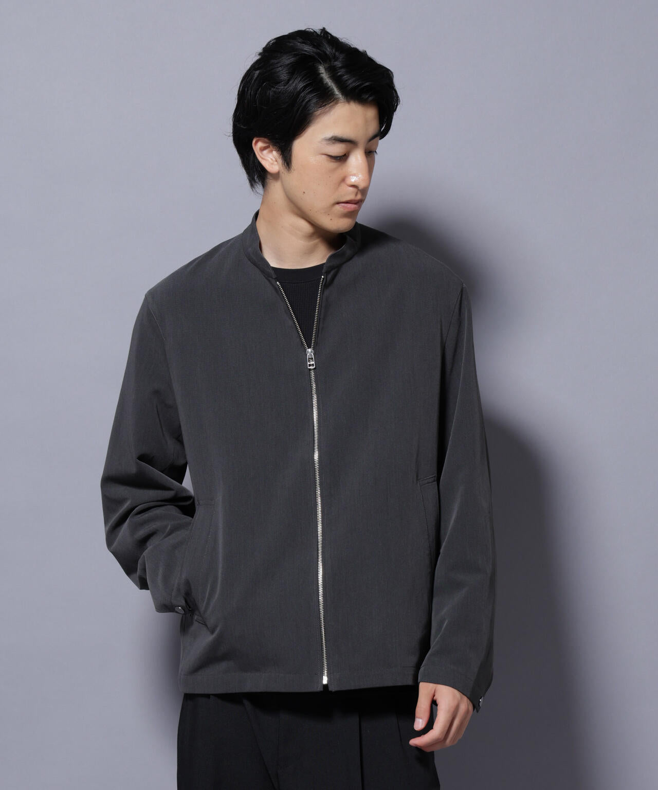 TR シングルライダースブルゾン