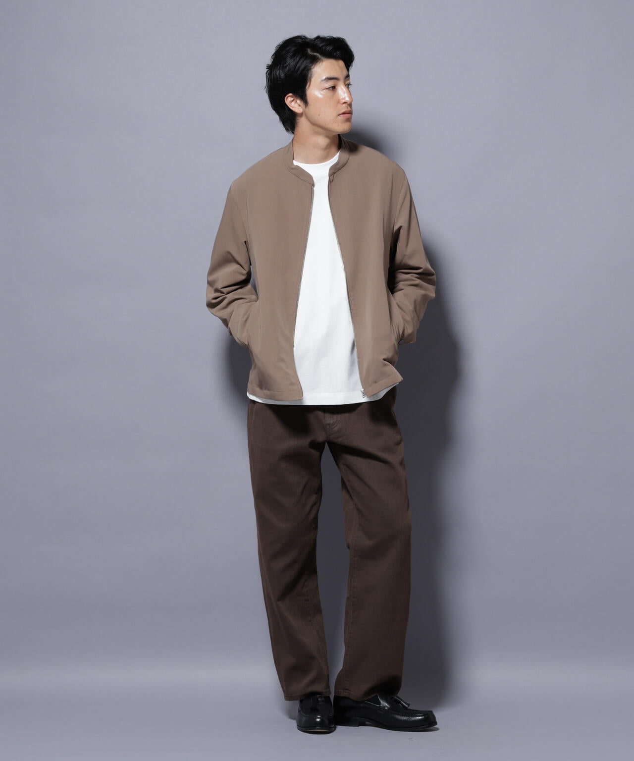 TR シングルライダースブルゾン