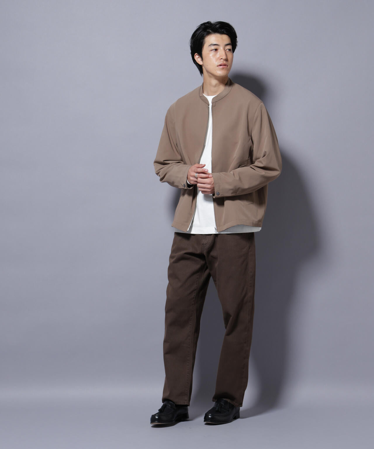 TR シングルライダースブルゾン