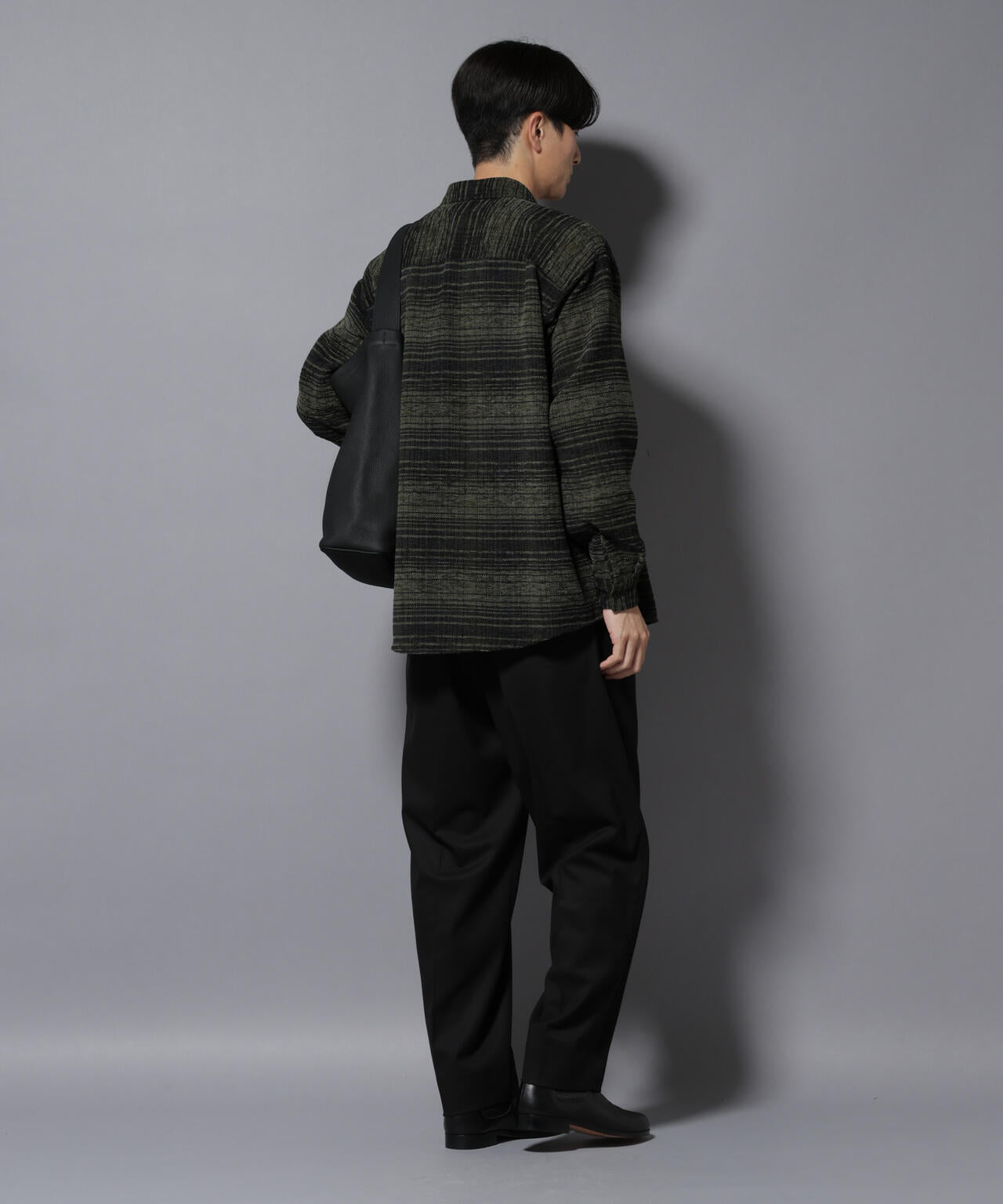 モールチェックシャツ 長袖