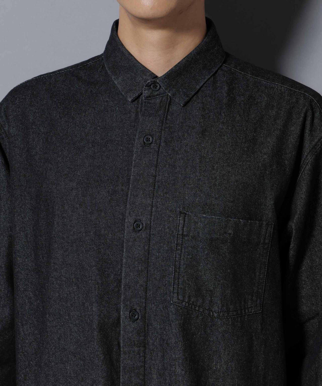 ライトオンスデニムシャツ 長袖