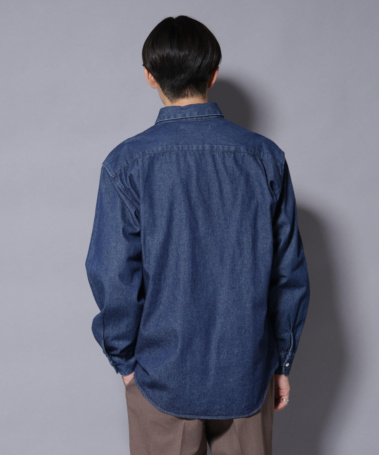 ライトオンスデニムシャツ 長袖