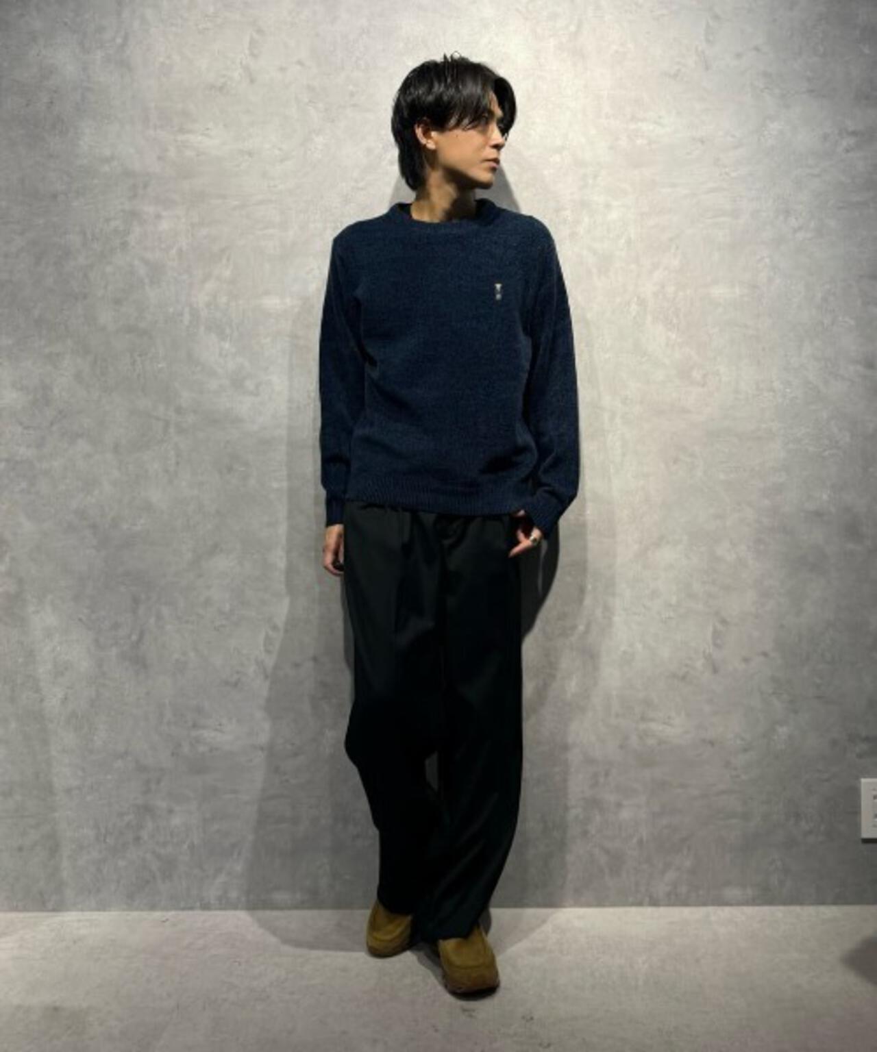 ナノベアモールニットクルーネック 1