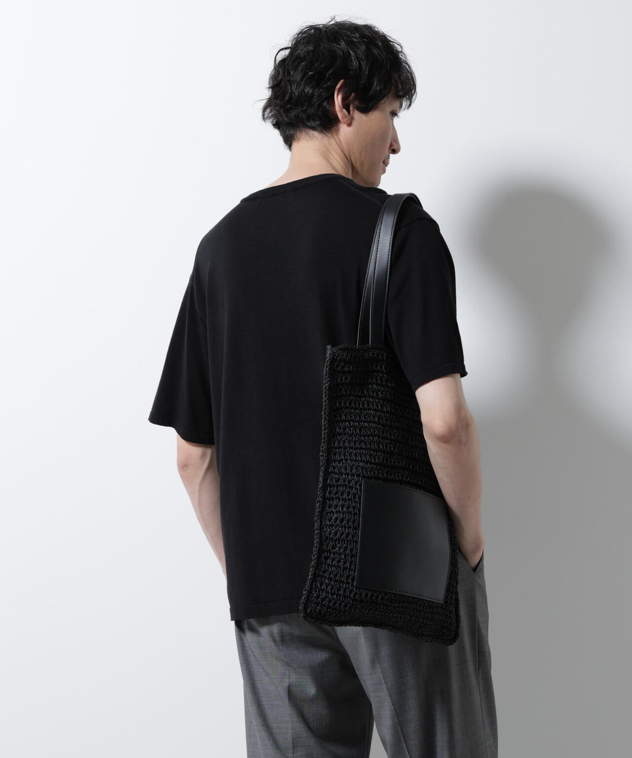 シルキータッチニットTシャツ 半袖