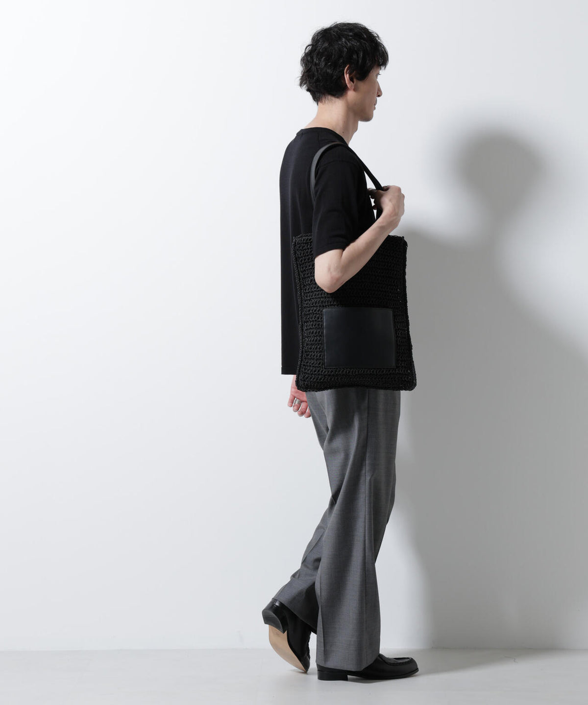 シルキータッチニットTシャツ 半袖