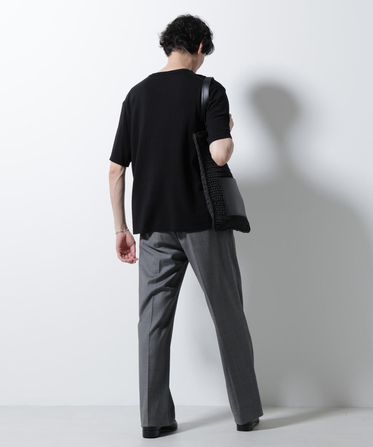 シルキータッチニットTシャツ 半袖