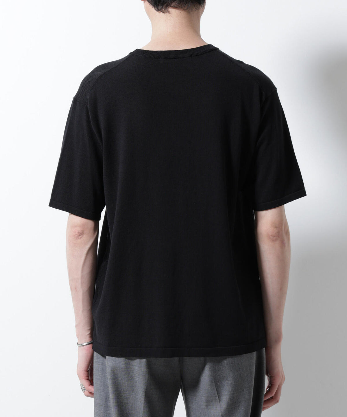 シルキータッチニットTシャツ 半袖