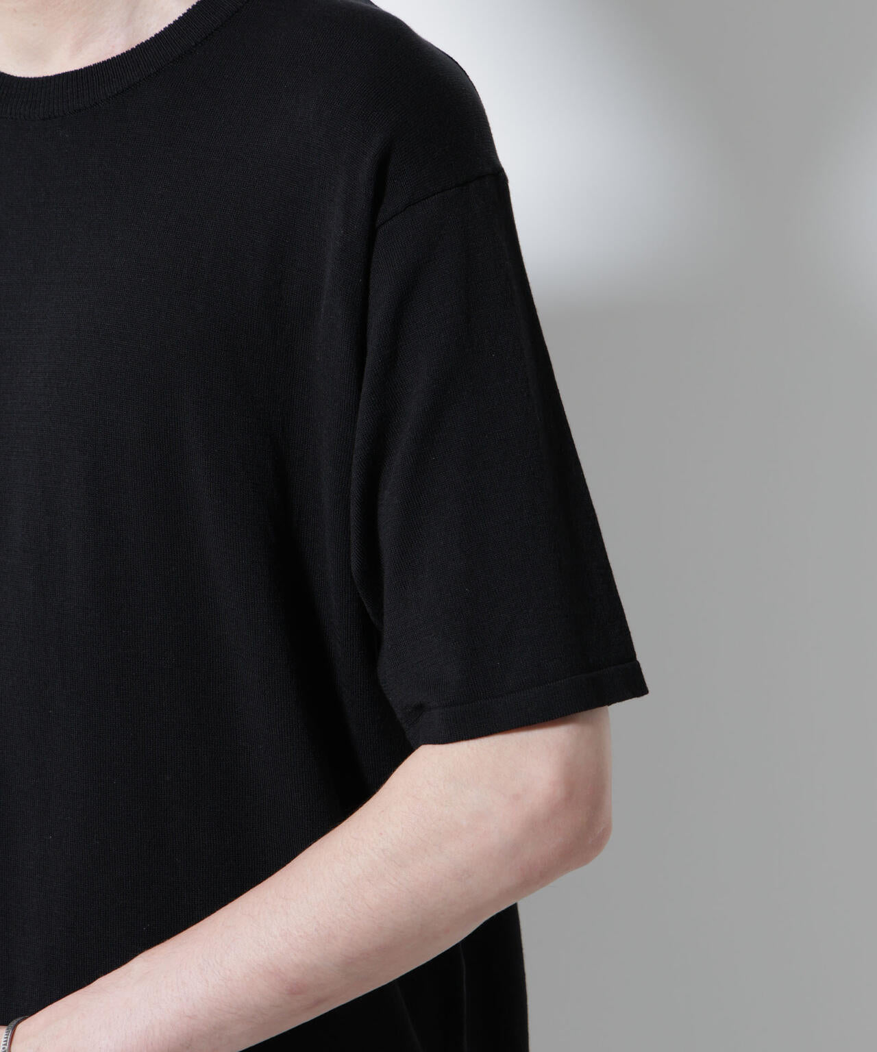 シルキータッチニットTシャツ 半袖