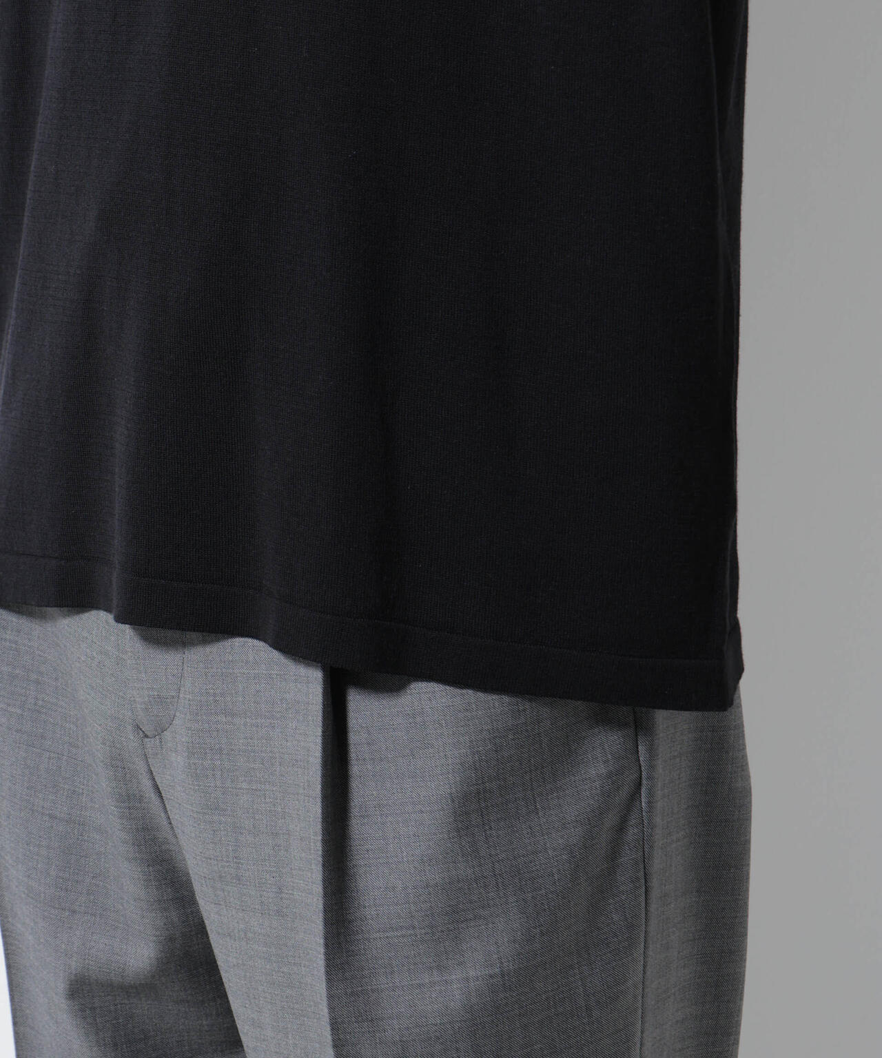 シルキータッチニットTシャツ 半袖