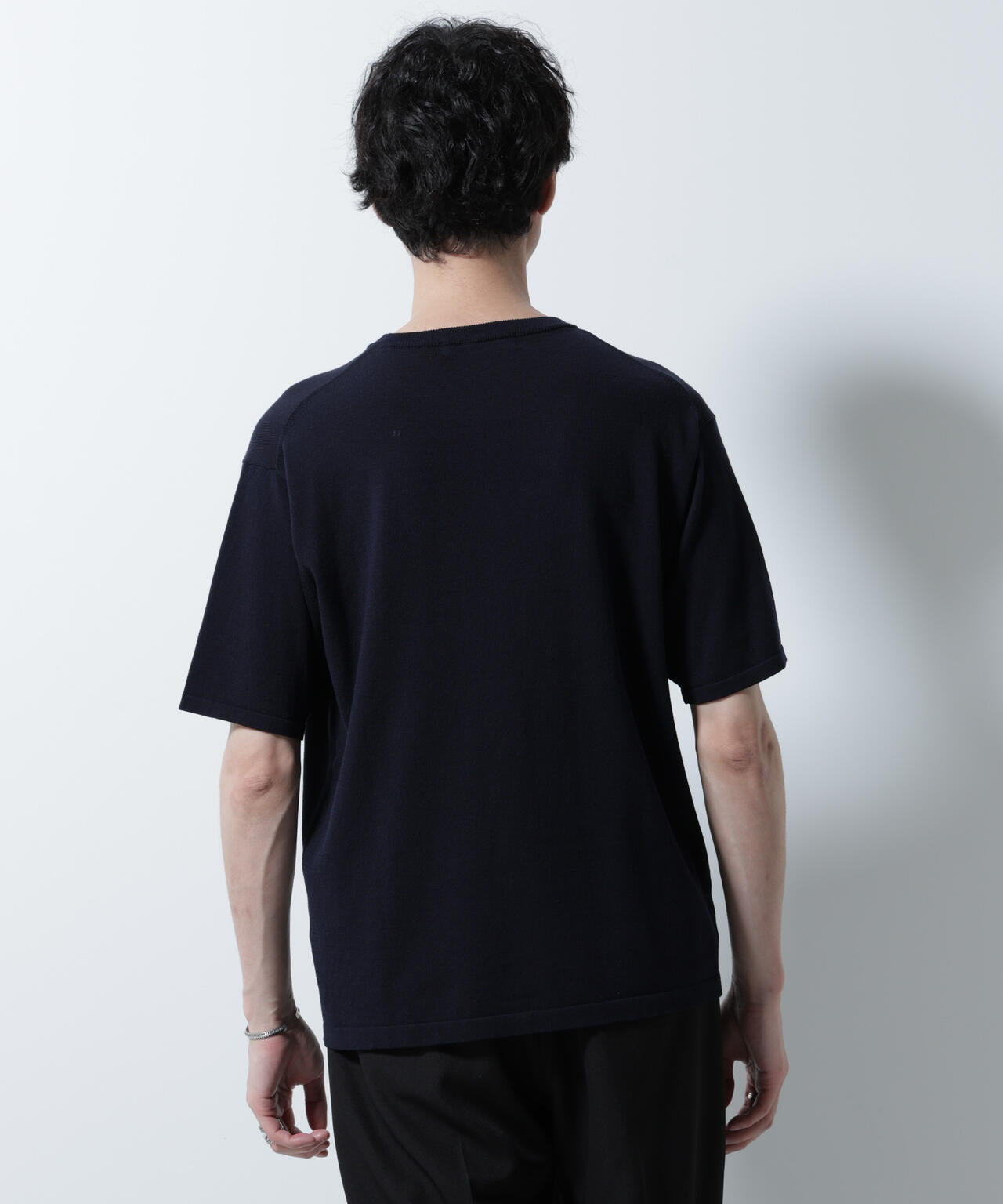 シルキータッチニットTシャツ 半袖