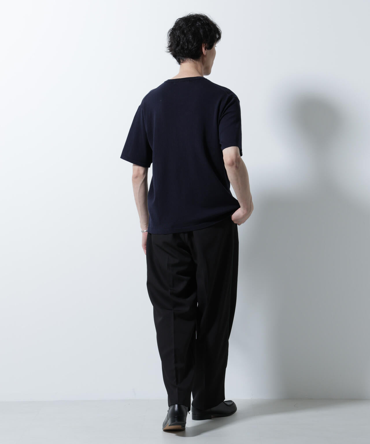 シルキータッチニットTシャツ 半袖