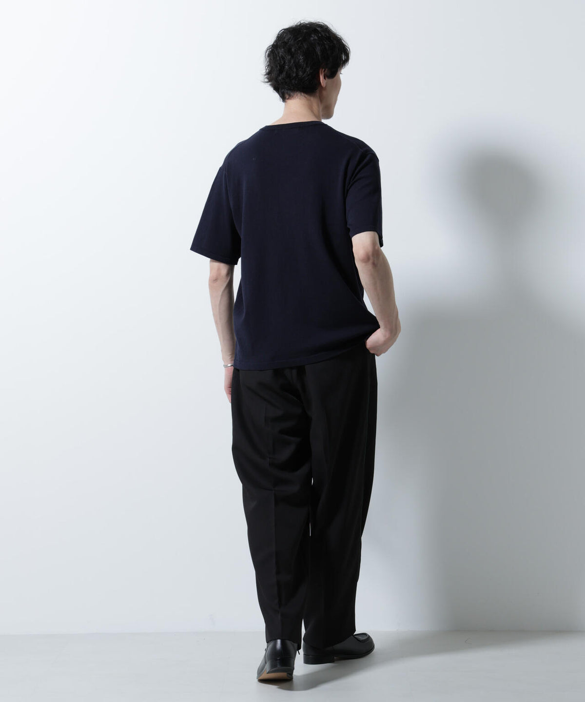 シルキータッチニットTシャツ 半袖