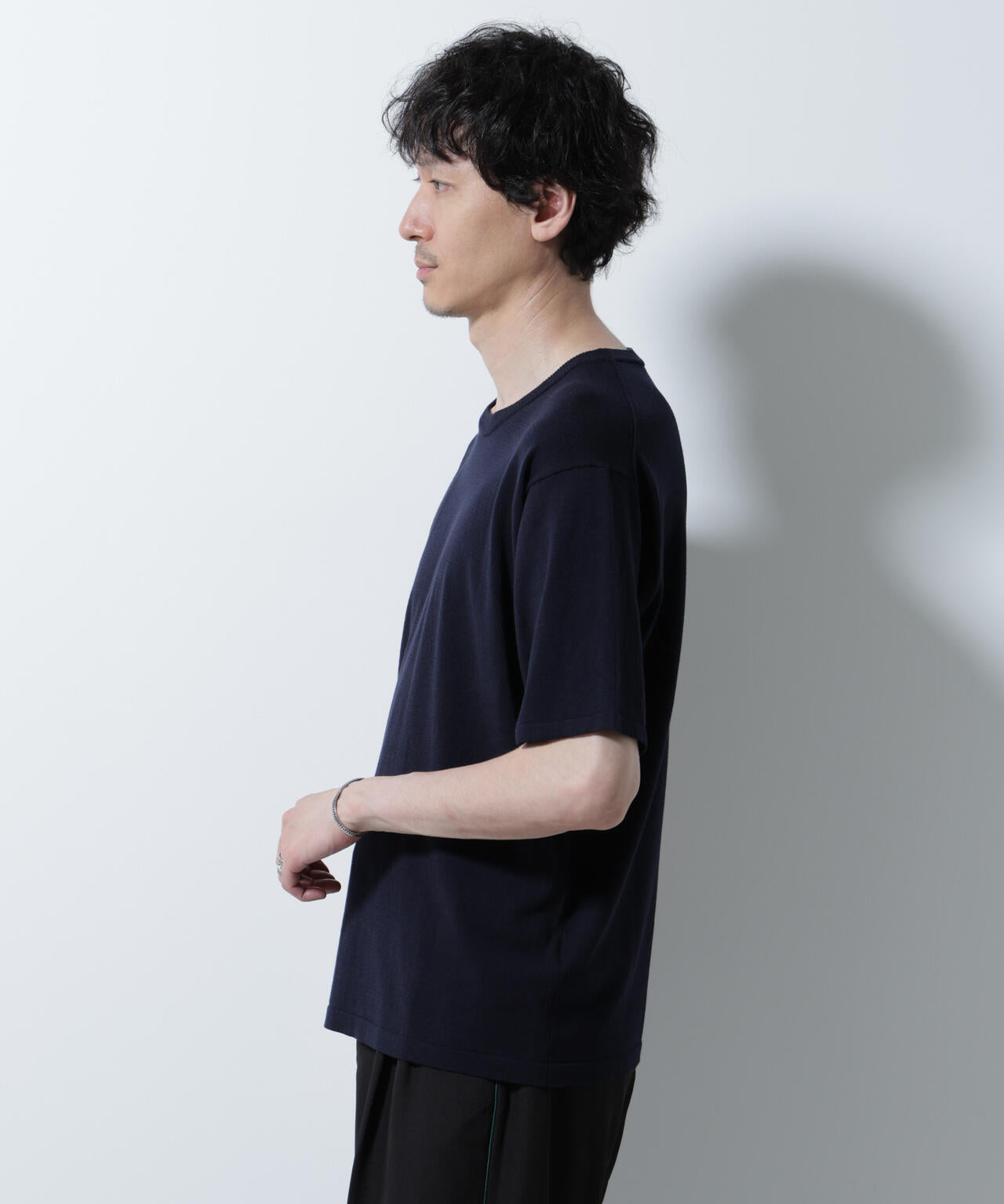 シルキータッチニットTシャツ 半袖