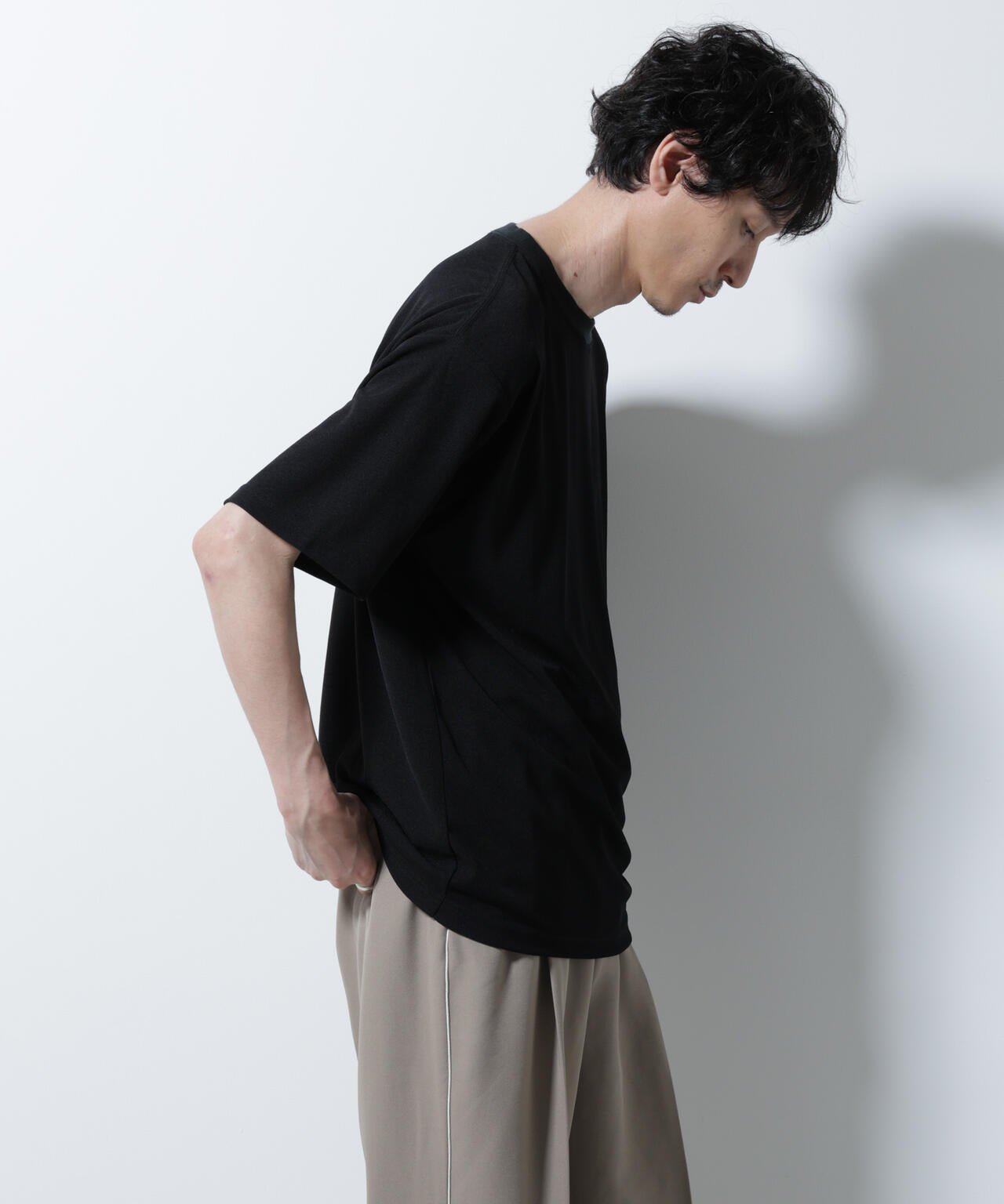 メランジサーフニットTシャツ半袖